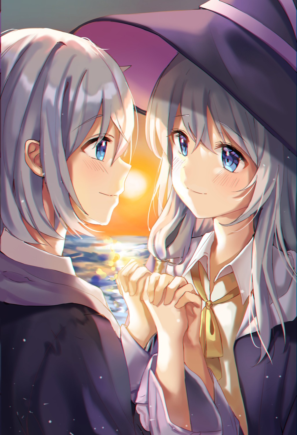 elaina_(majo_no_tabitabi) majo_no_tabitabi starlime witch yuri