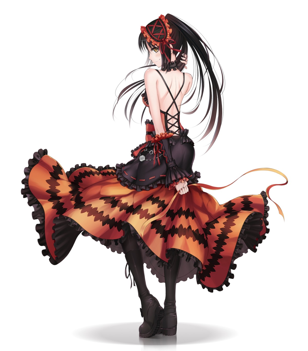 date_a_live dress gothic_lolita lolita_fashion ltt_challenger tokisaki_kurumi