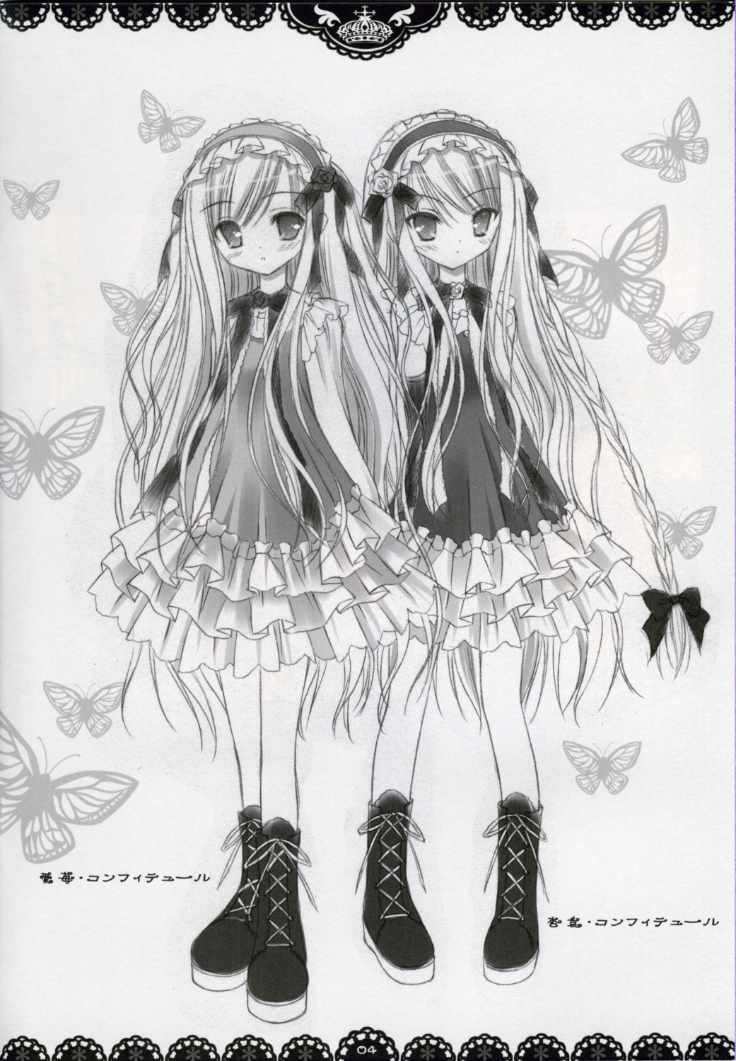 lolita_fashion monochrome tinkle