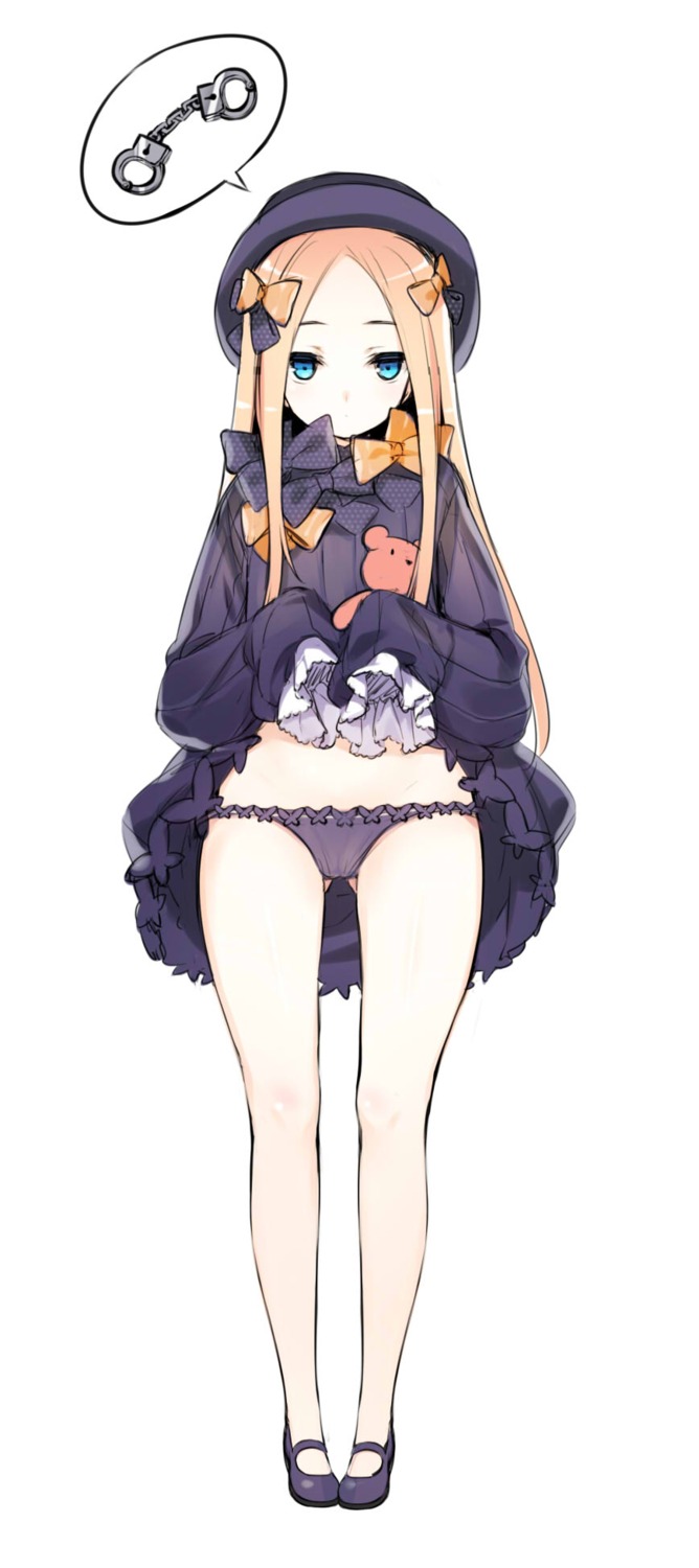 abigail_williams_(fate) dress fate/grand_order kuronell loli lolita_fashion pantsu skirt_lift