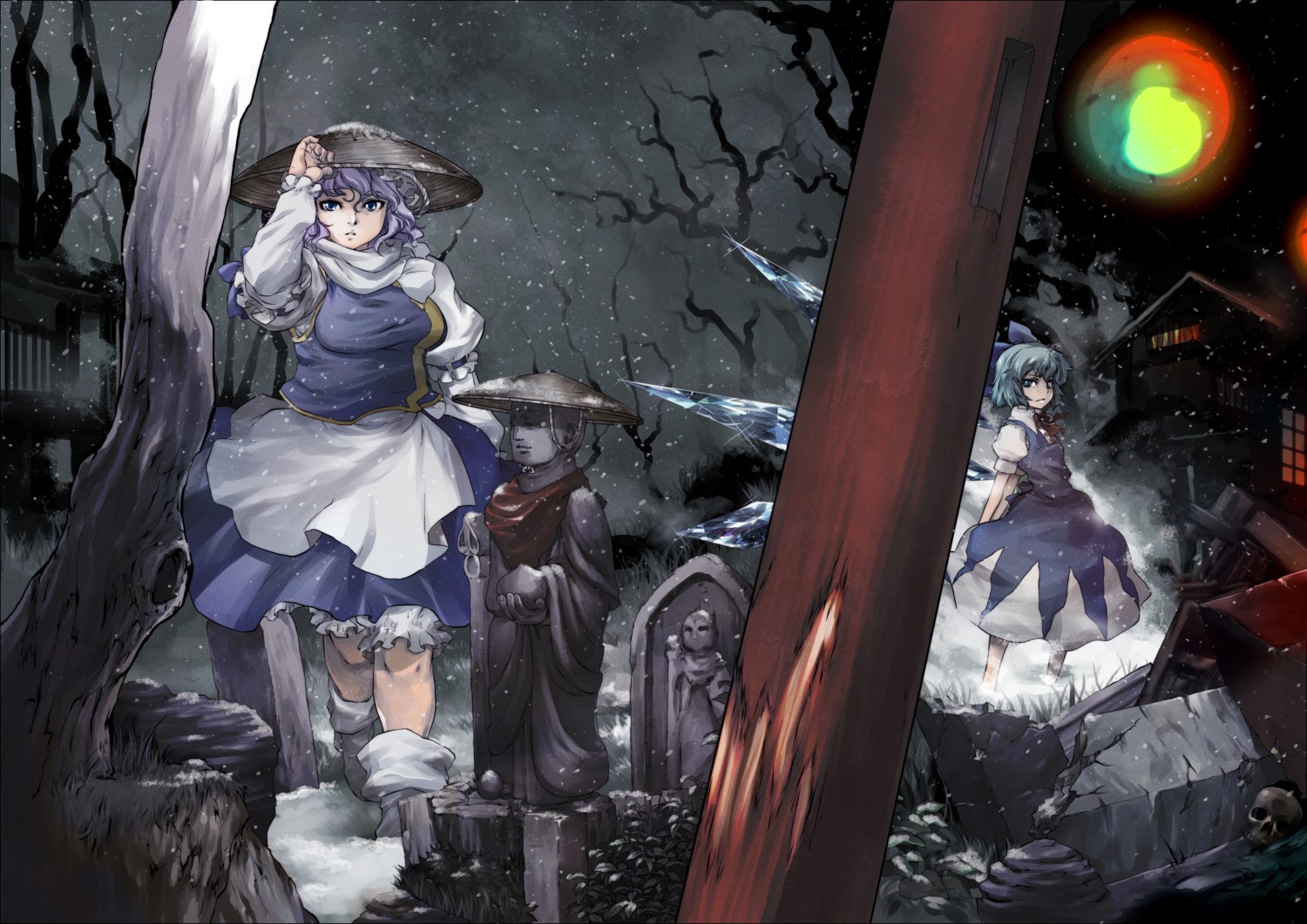 cirno letty_whiterock tomotsuka_haruomi touhou