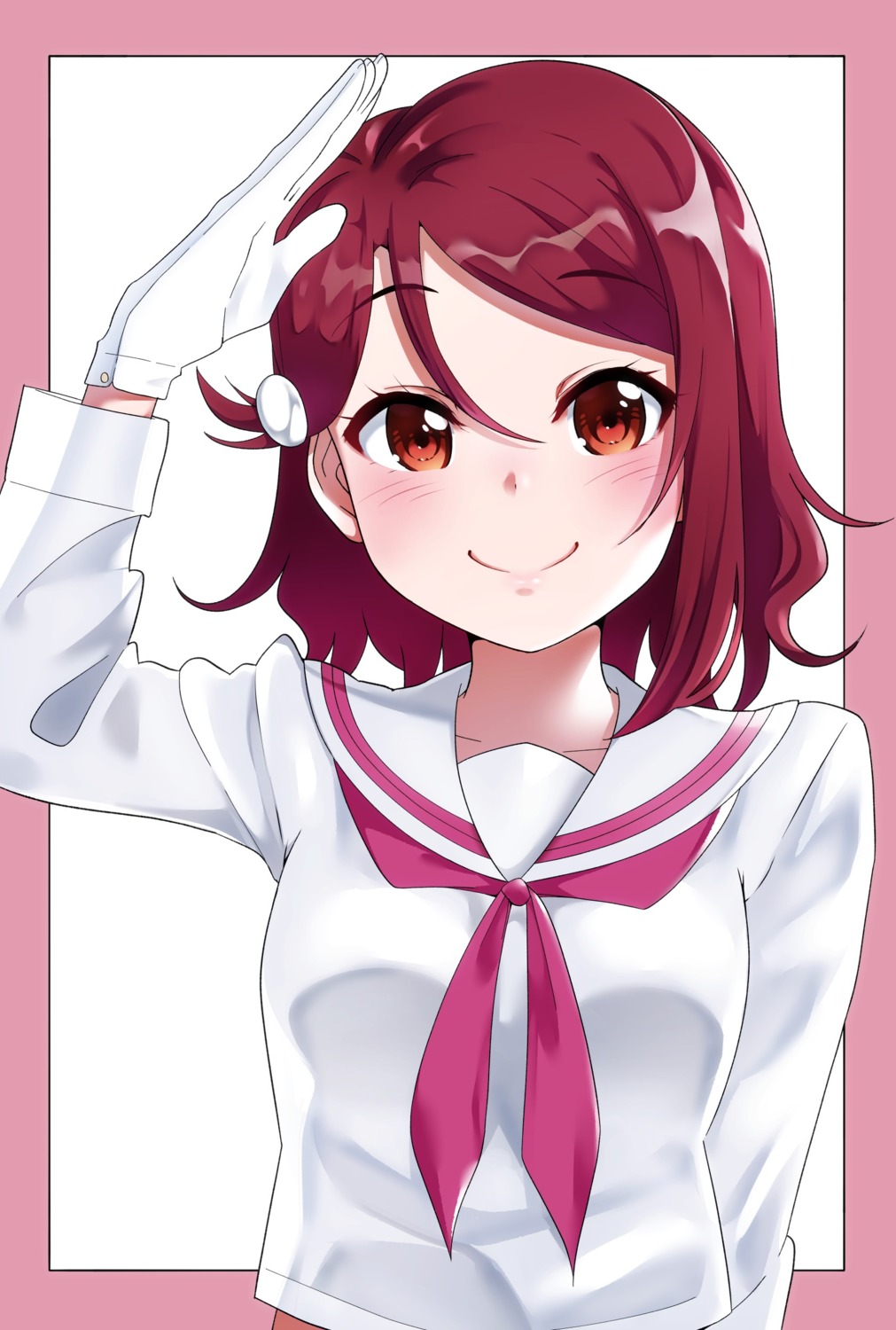 igarashi_kyouhei love_live!_sunshine!! sakurauchi_riko seifuku