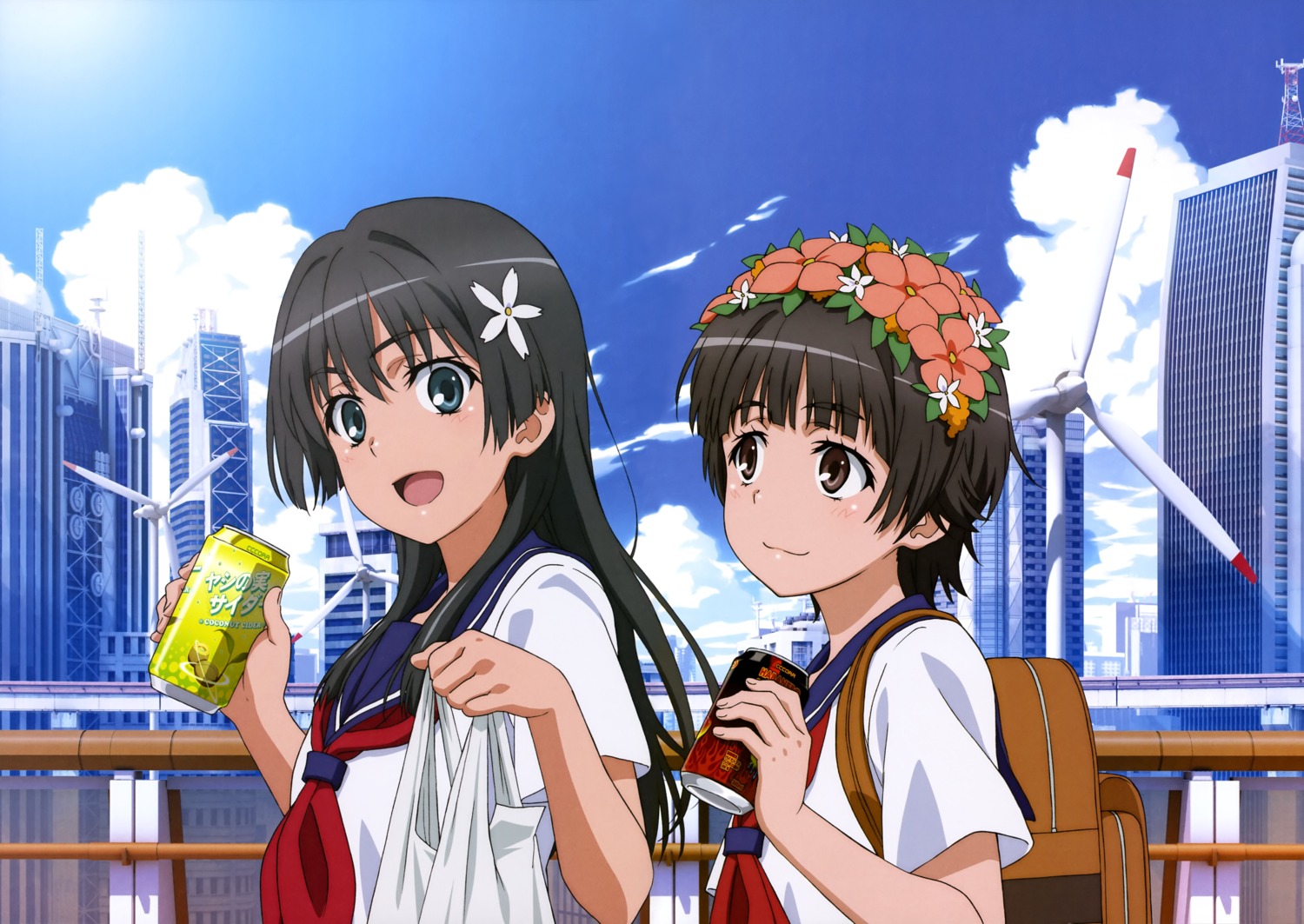 possible_duplicate saten_ruiko seifuku to_aru_kagaku_no_railgun to_aru_majutsu_no_index uiharu_kazari