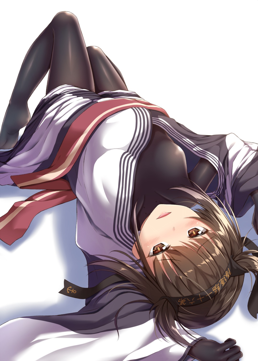 bodysuit gurande hatsuzuki_(kancolle) kantai_collection seifuku undressing