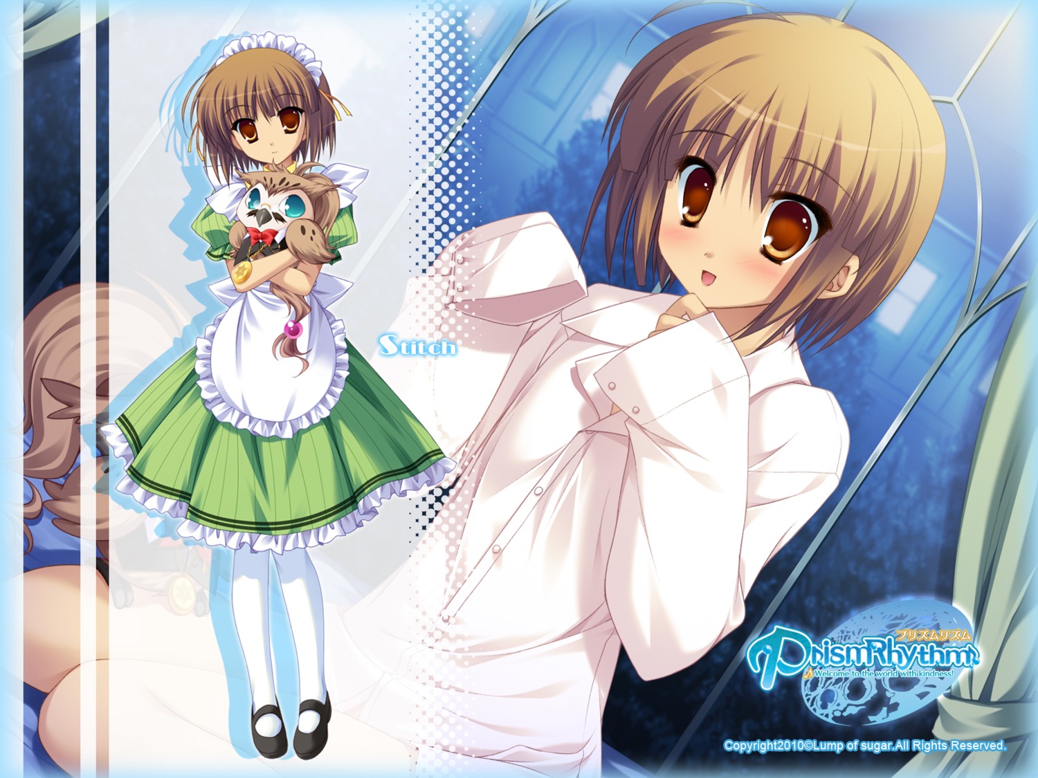 dress_shirt lump_of_sugar maid prism_rhythm sesena_yau silhouette stitch trap wallpaper