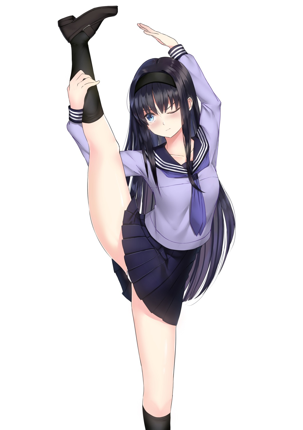 i.f.s.f melty_blood pantsu seifuku skirt_lift toono_akiha tsukihime