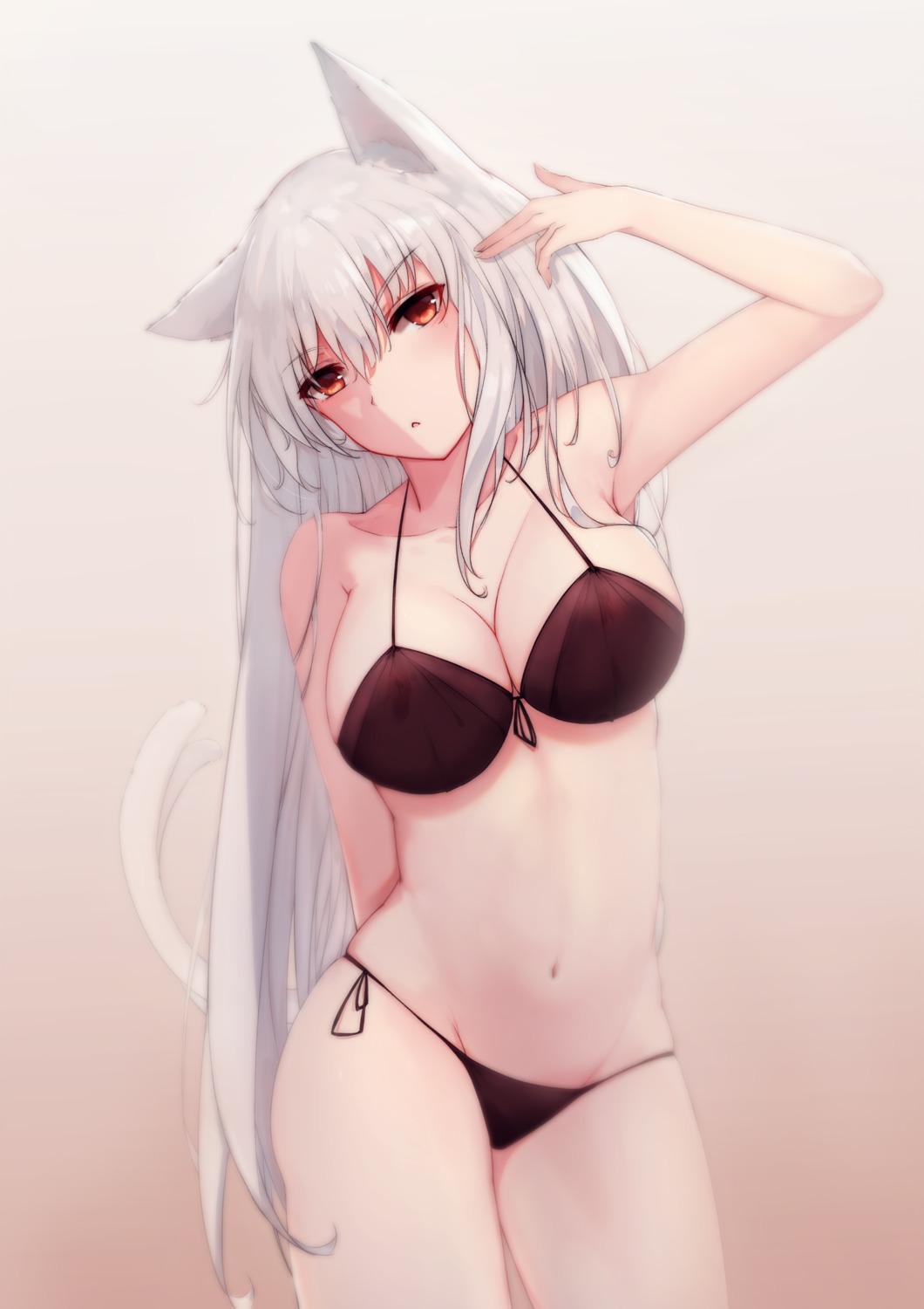 animal_ears bikini nekomimi swimsuits tagme tail