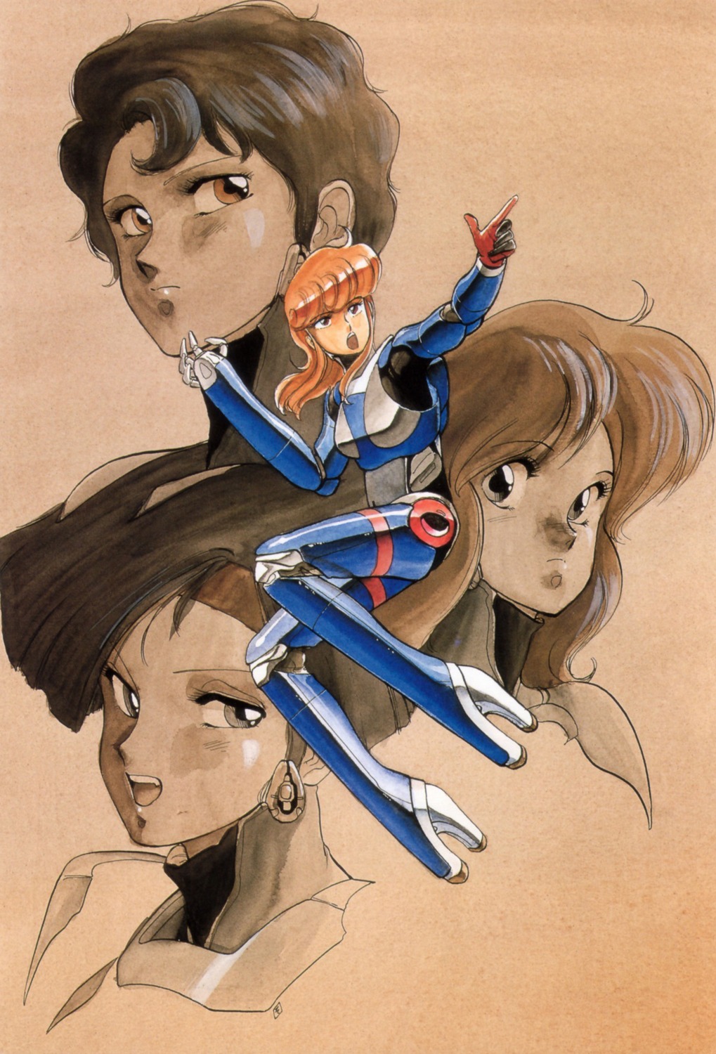 asagiri_priscilla bubblegum_crisis nene_romanova sonoda_kenichi sylia_stingray yamazaki_linna