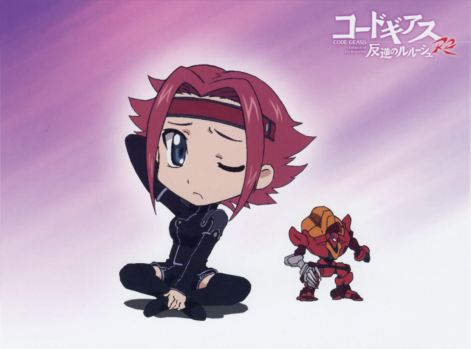 chibi code_geass kallen_stadtfeld mecha