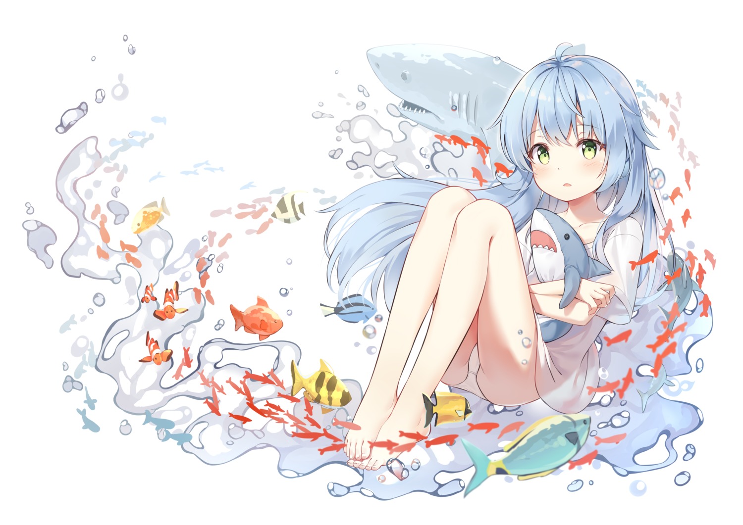 feet loli pantsu see_through wet wet_clothes yaruwashi