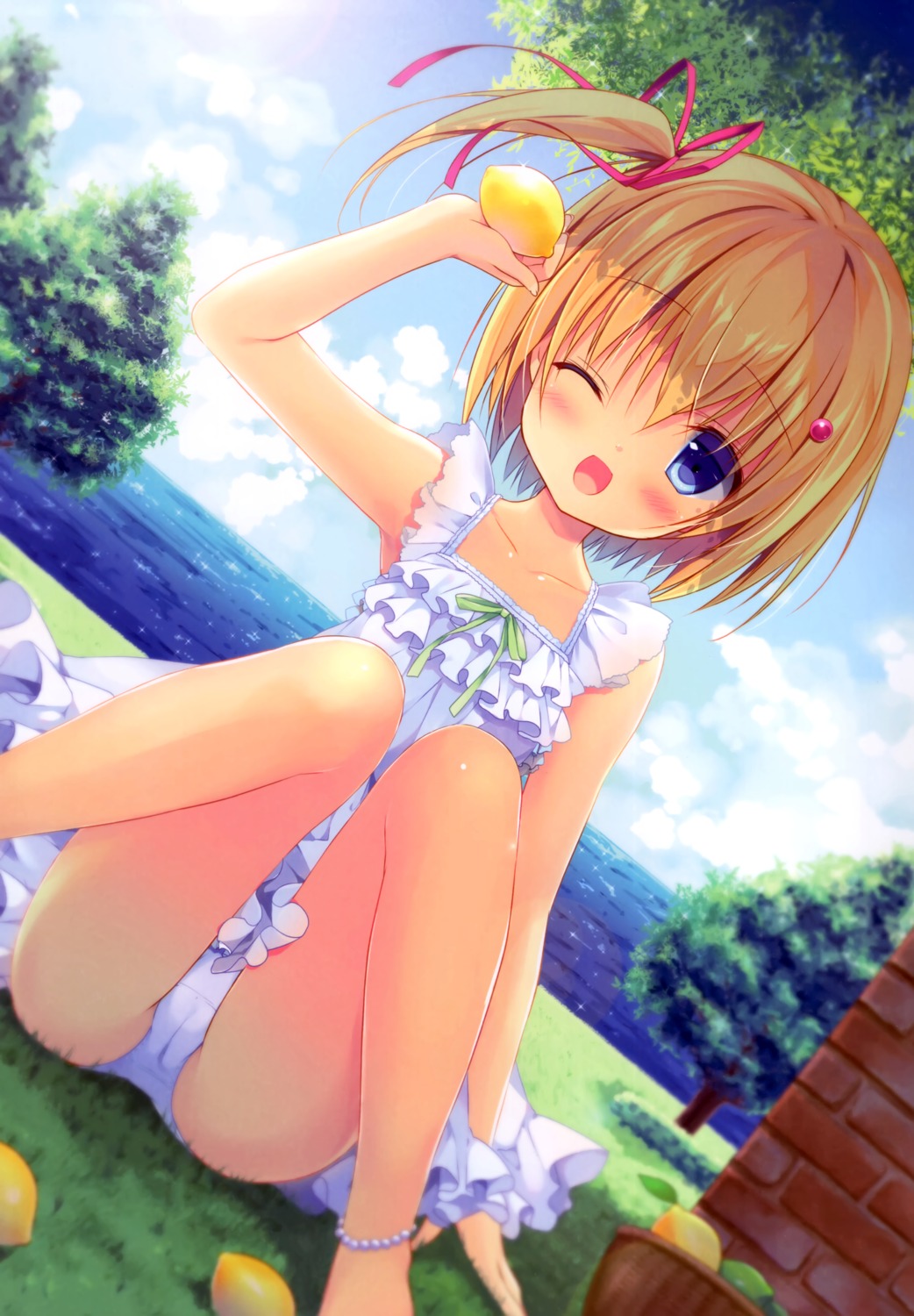 cameltoe canvas+garden dress lemon-chan melonbooks miyasaka_miyu pantsu summer_dress