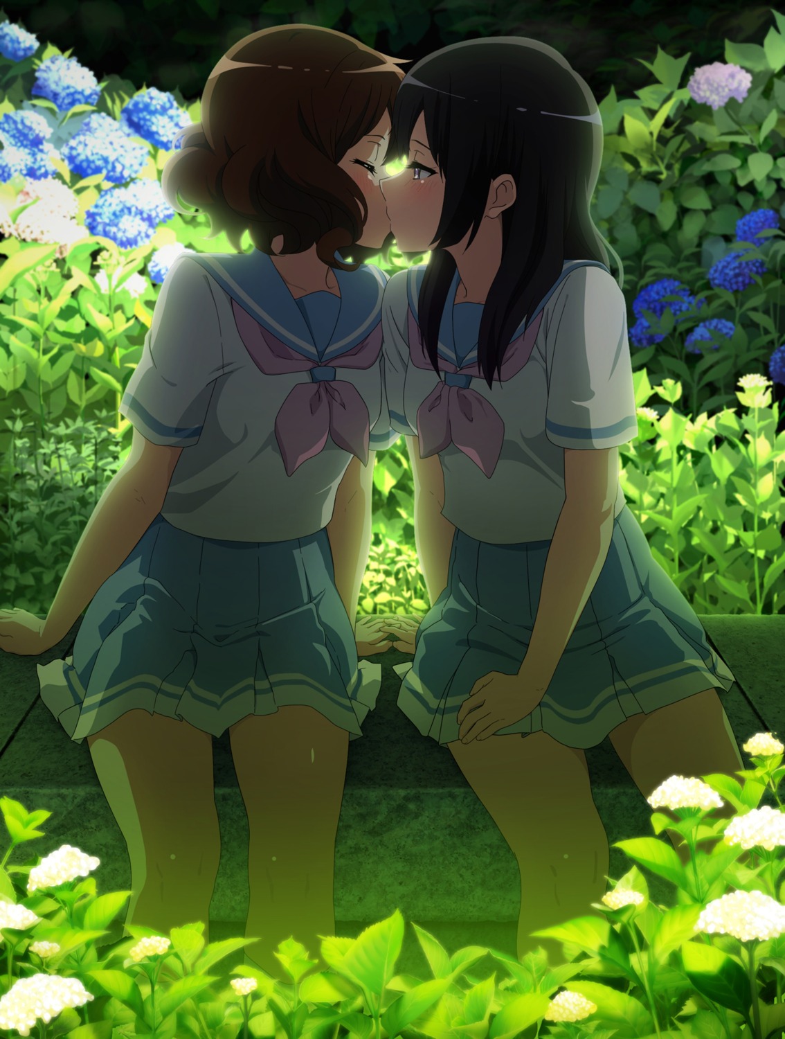 hibike!_euphonium kousaka_reina oumae_kumiko seifuku sonouchi yuri