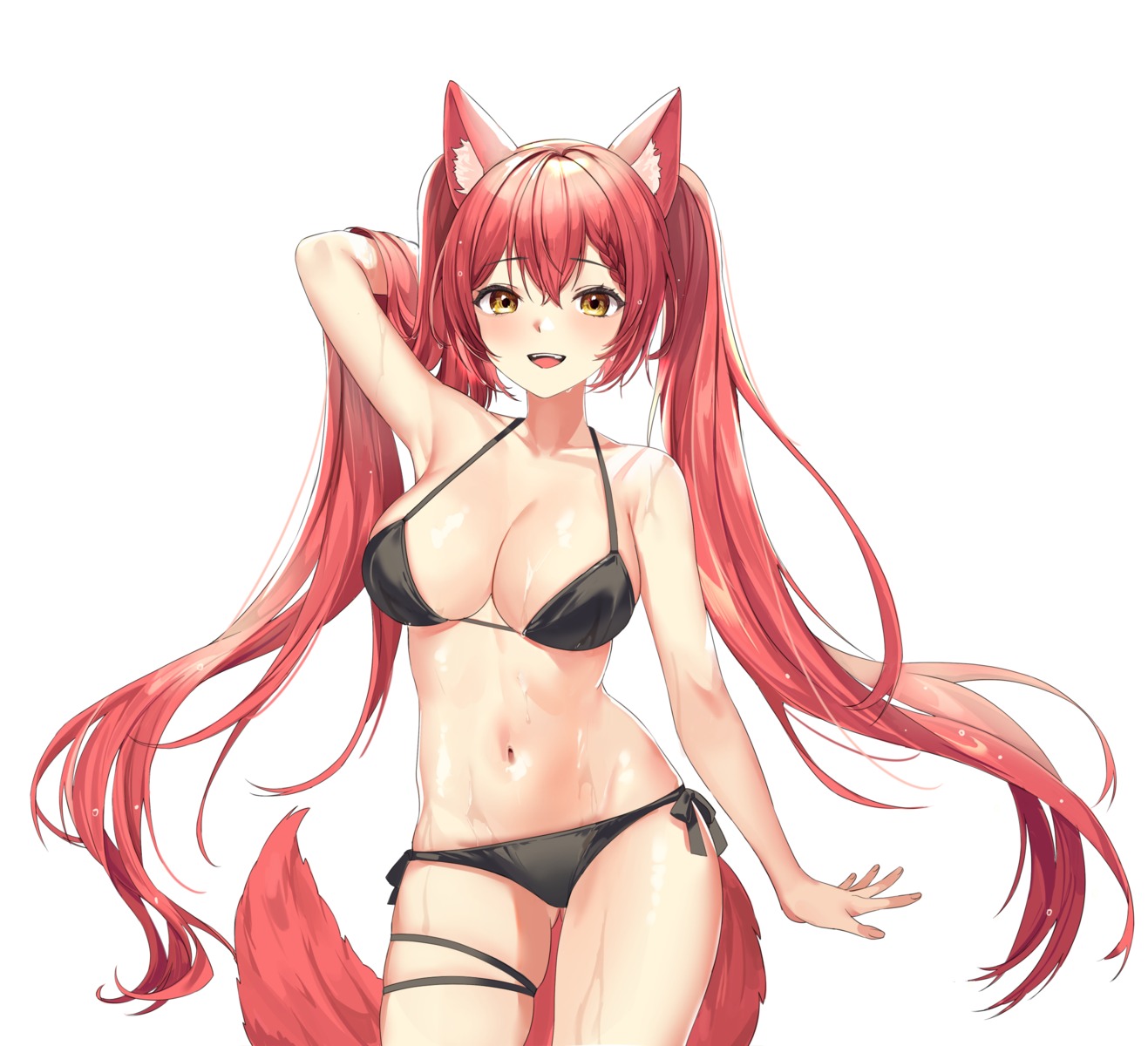 animal_ears bikini garter lillly swimsuits tail