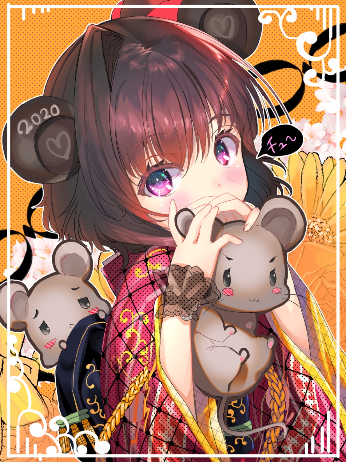 animal_ears japanese_clothes tonchan