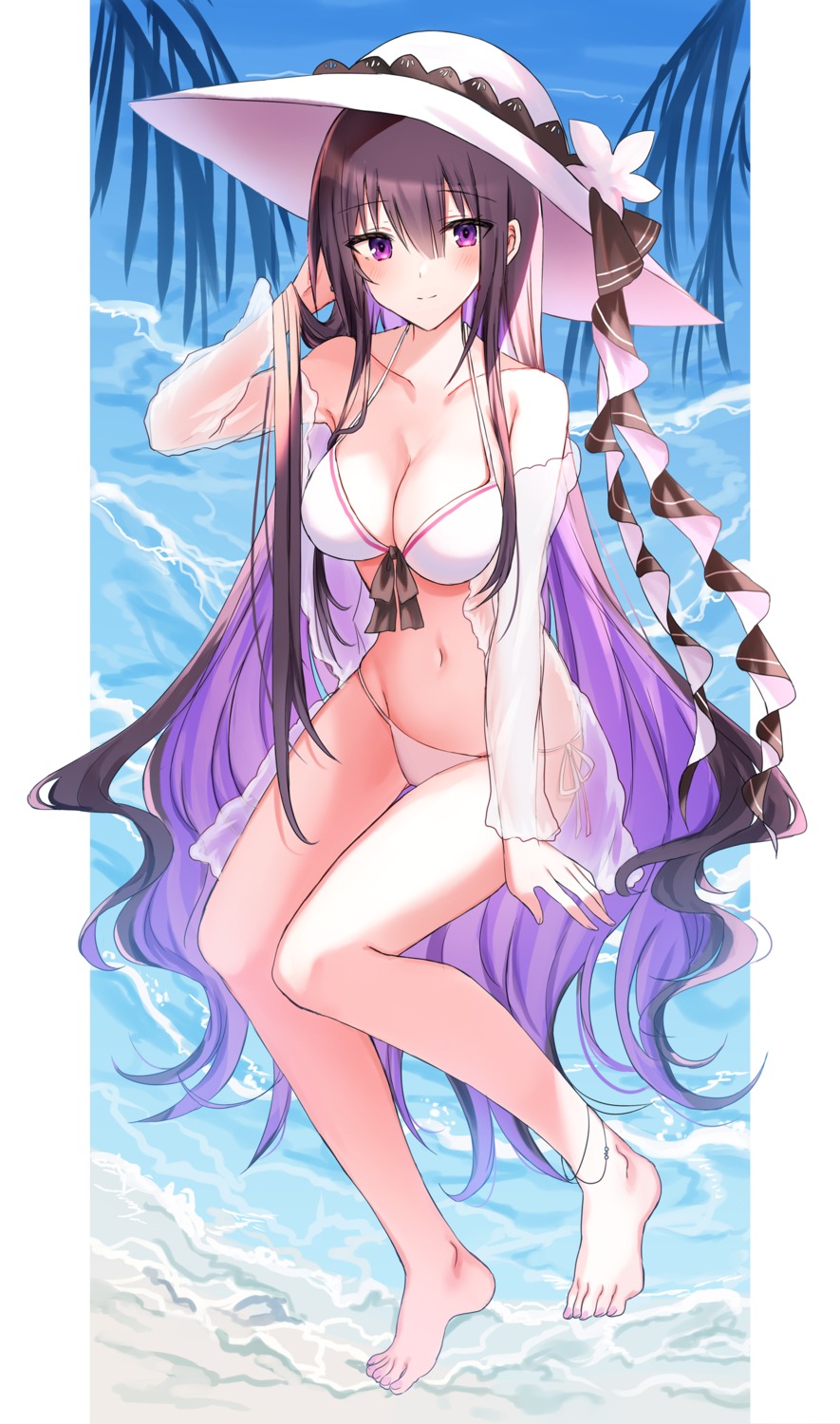 bikini kinona open_shirt see_through swimsuits