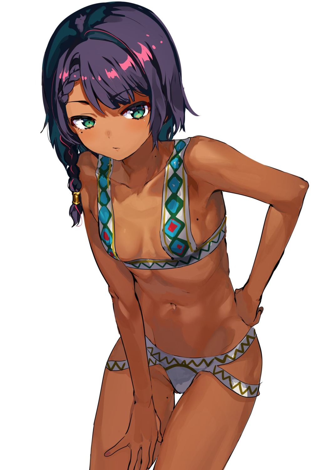 bikini cleavage konbu_wakame swimsuits