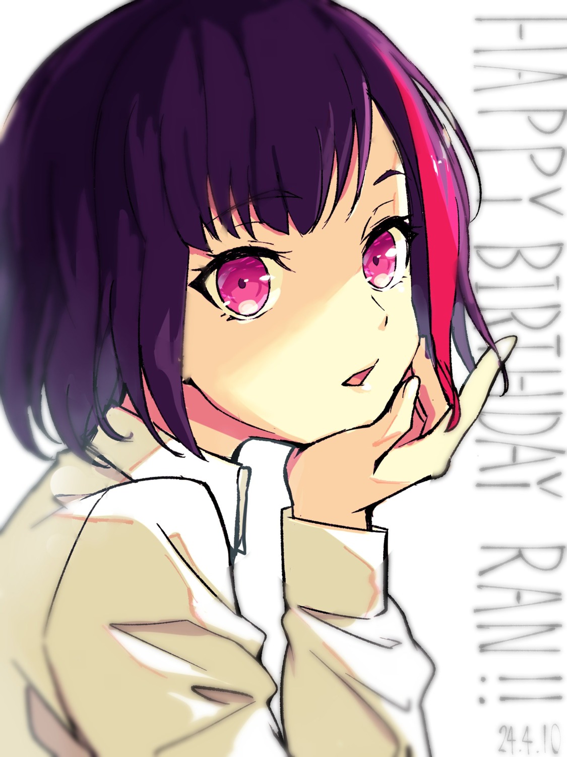 bang_dream! dress_shirt mitake_ran nobusawa_osamu sketch