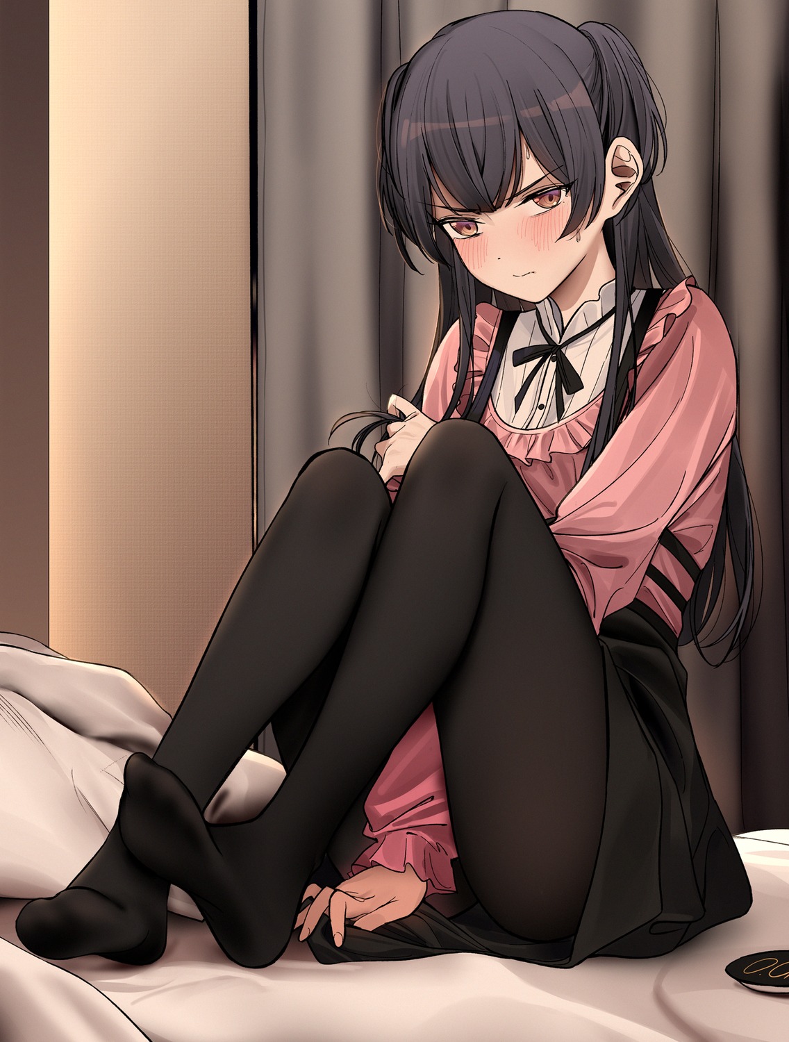 feet mayuzumi_fuyuko nakamura_rohane pantyhose the_idolm@ster the_idolm@ster_shiny_colors