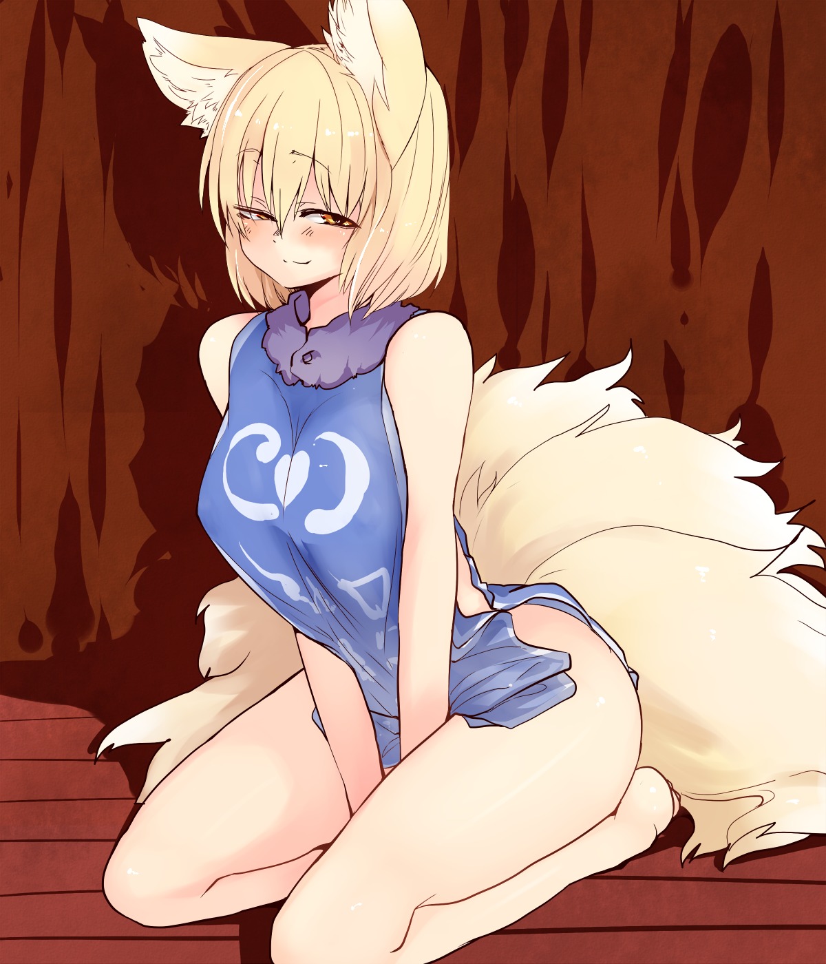 animal_ears mizuga tail touhou yakumo_ran