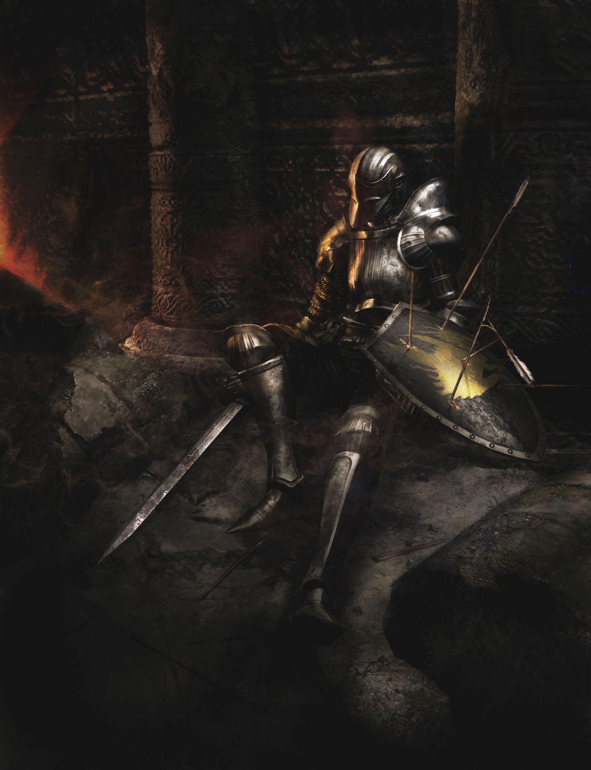 armor demon's_souls from_software sword