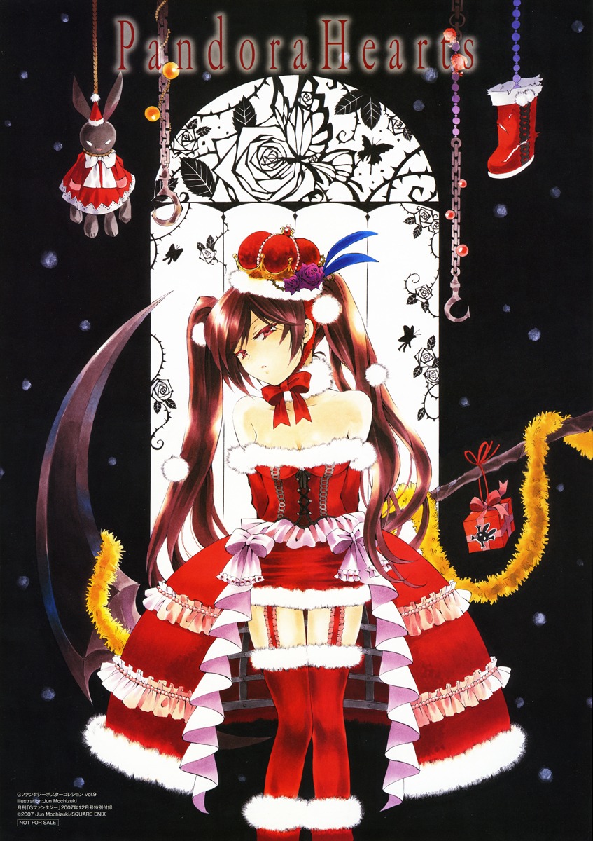 alice_(pandora_hearts) christmas dress mochizuki_jun pandora_hearts thighhighs