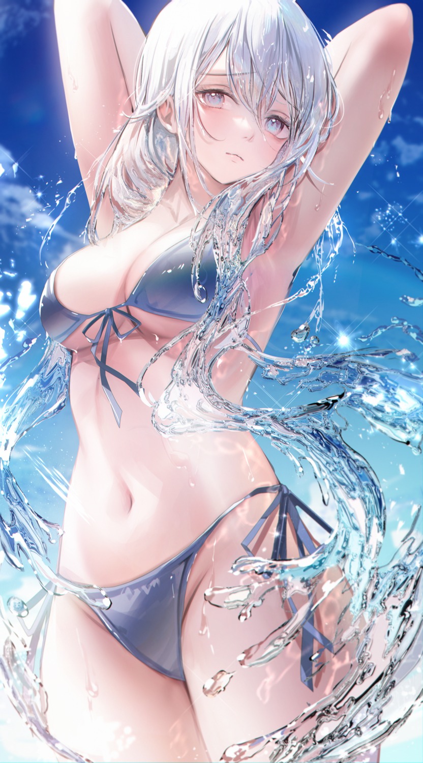 bikini swimsuits unity_(ekvmsp02) wet