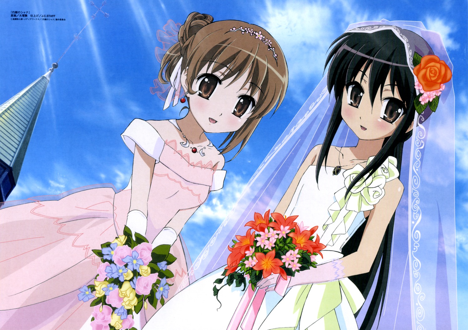 dress ootsuka_mai shakugan_no_shana shana wedding_dress yoshida_kazumi