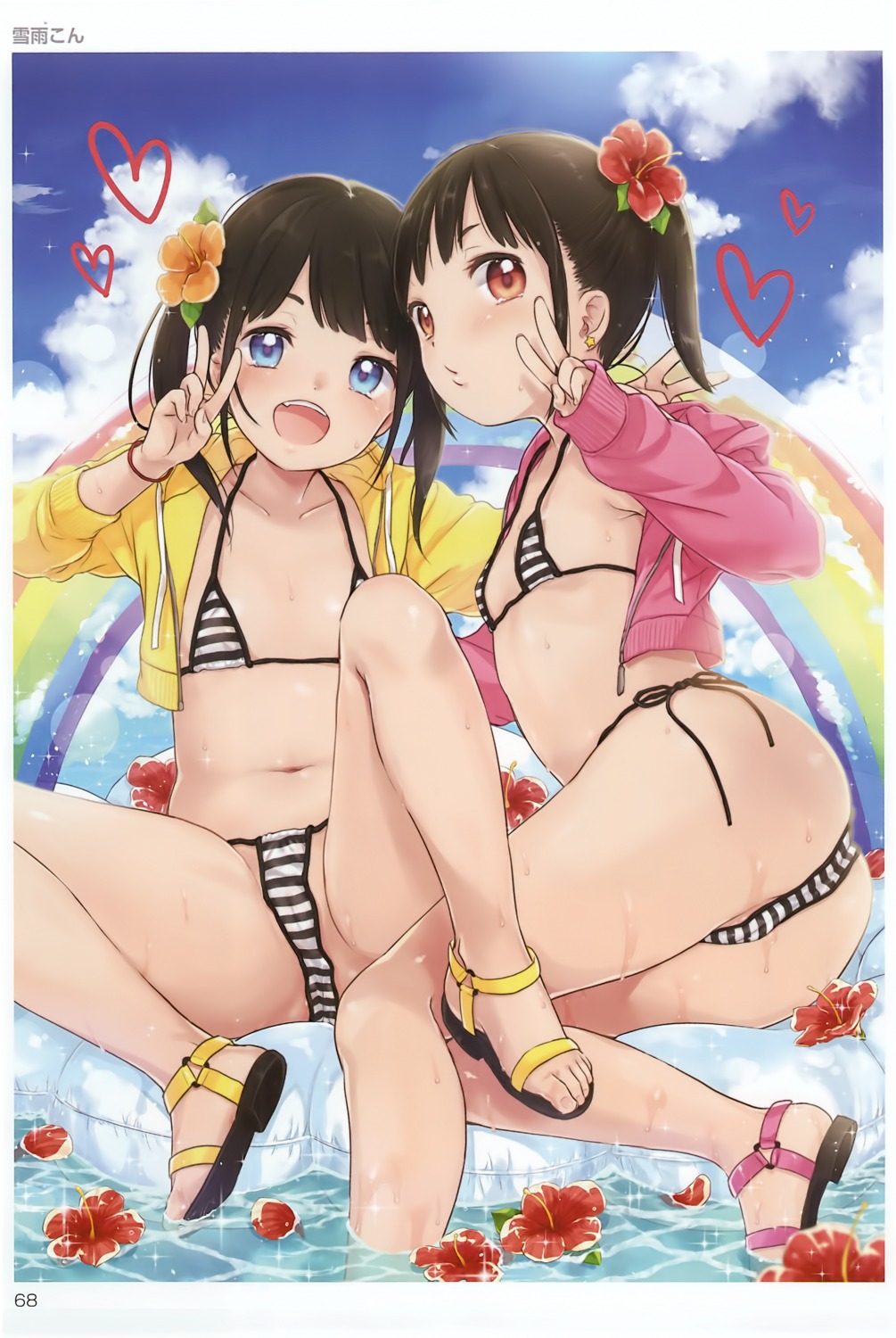 ass bikini loli swimsuits toranoana yukiu_con