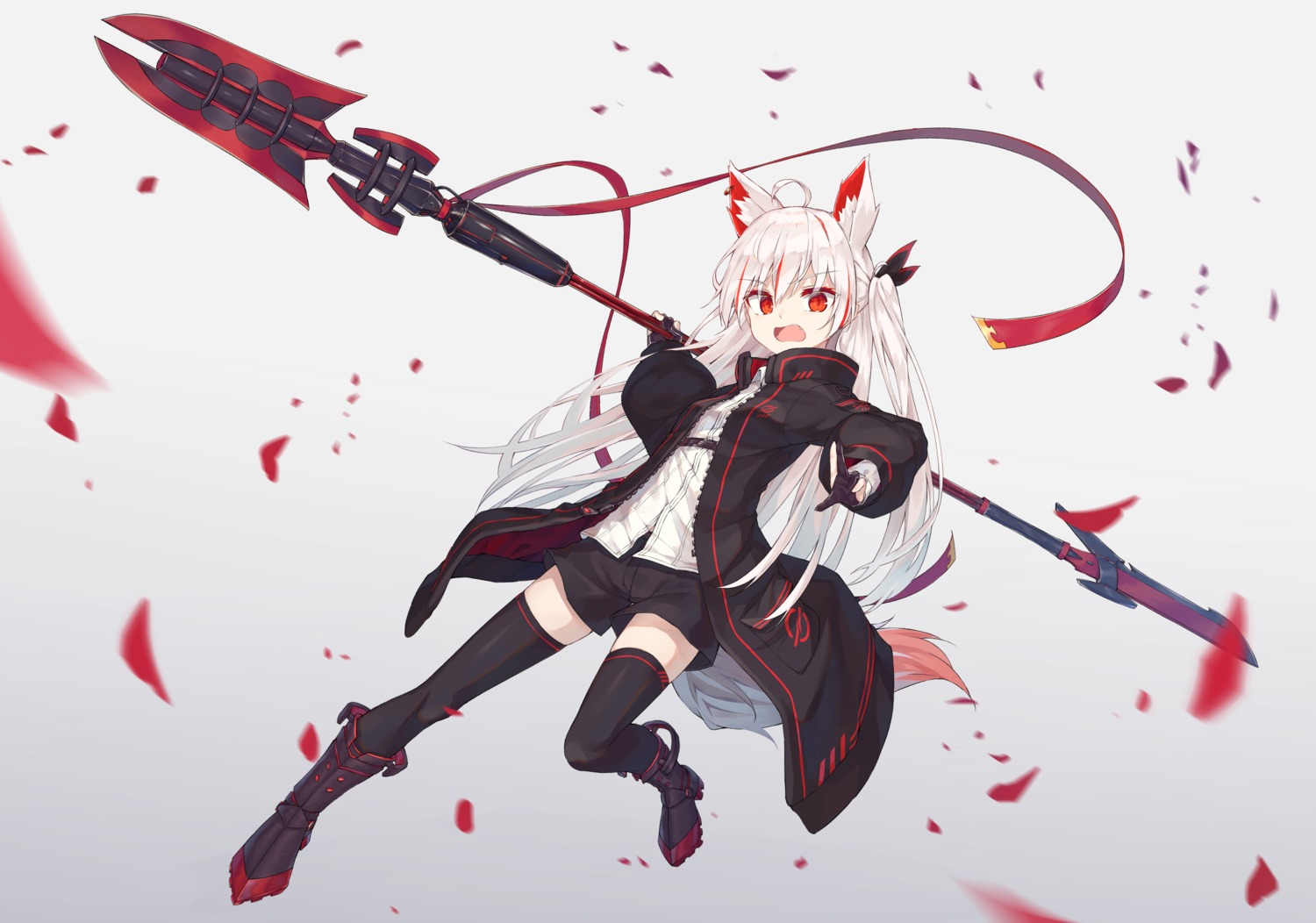 animal_ears ikjun tail thighhighs weapon