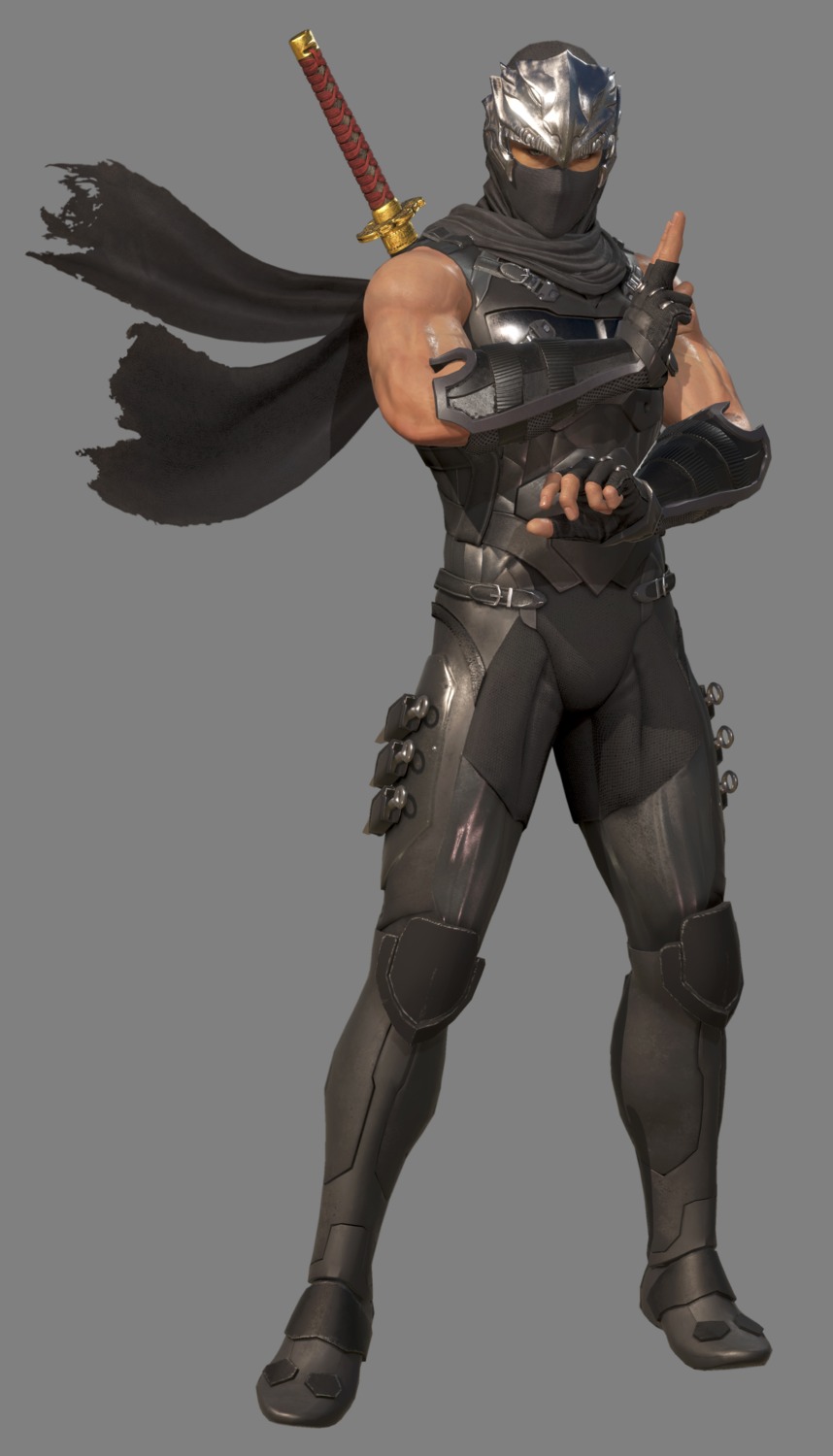 bodysuit dead_or_alive dead_or_alive_6 koei_tecmo male ninja ninja_gaiden ryu_hayabusa sword weapon