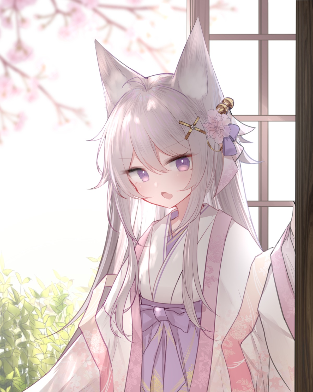 animal_ears asian_clothes guo582 kitsune