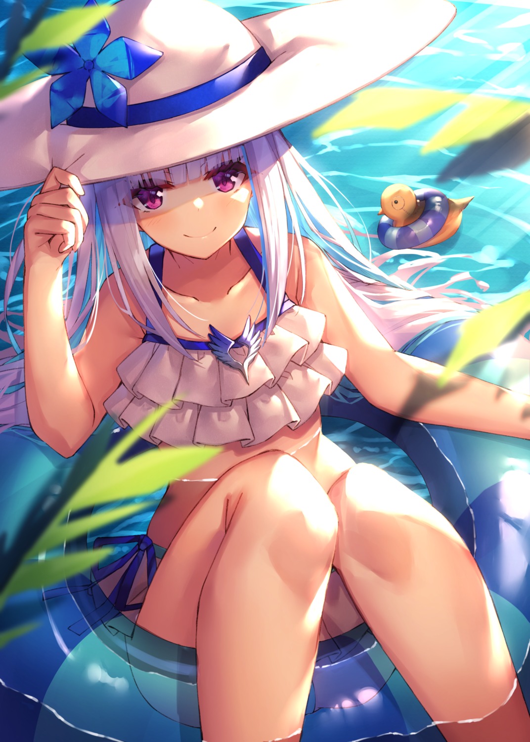 bikini lize_helesta nijisanji swimsuits wet yuuki_nao_(pixiv10696483)