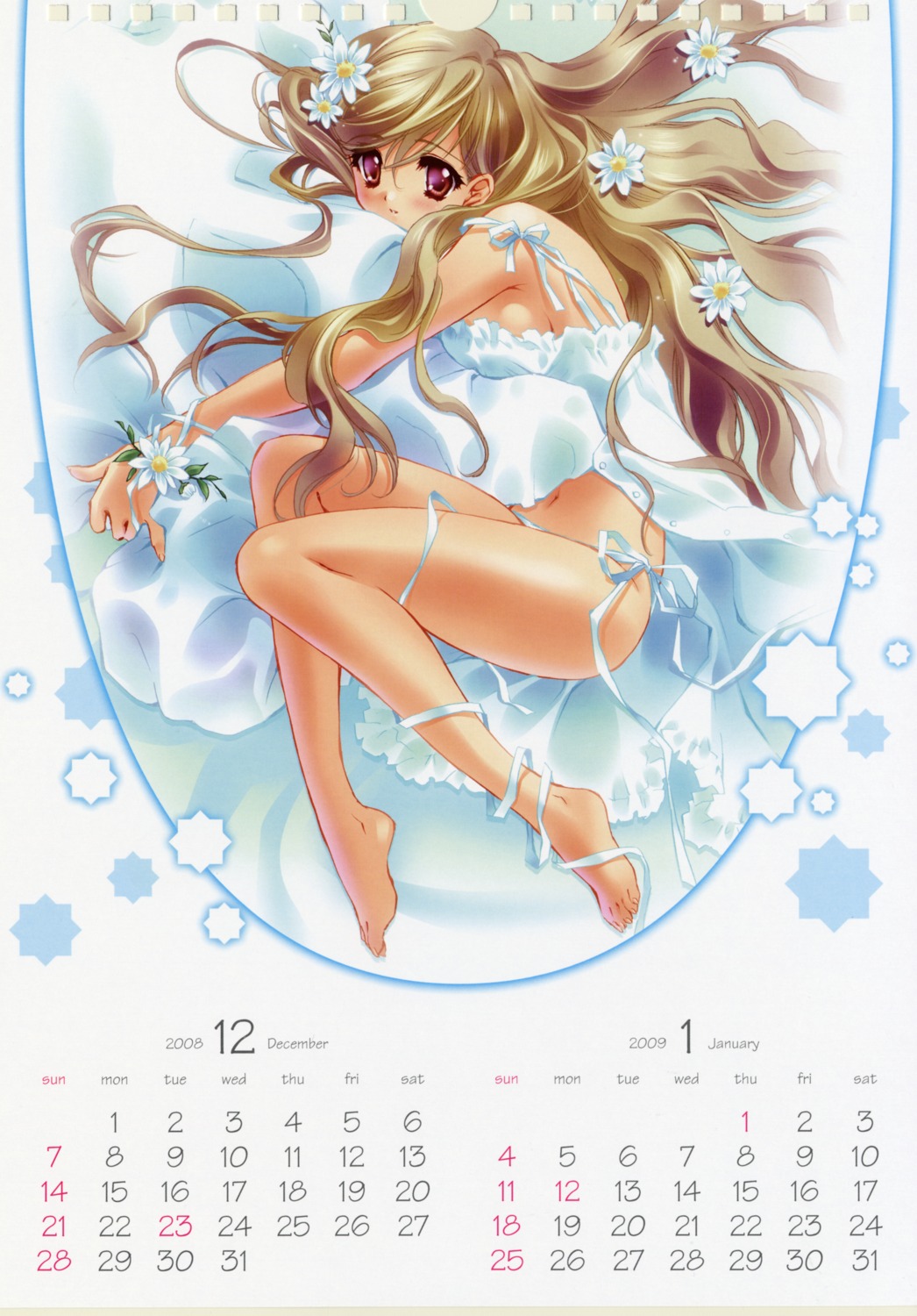 calendar carnelian dress pantsu string_panties summer_dress