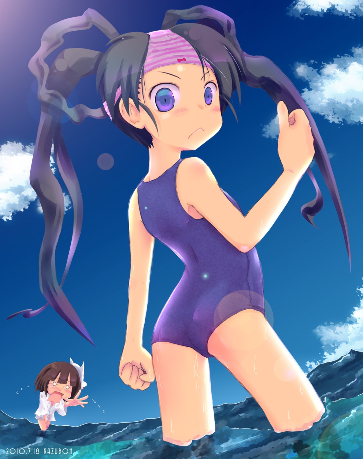 jpeg_artifacts kazuboh pantsu shimapan swimsuits