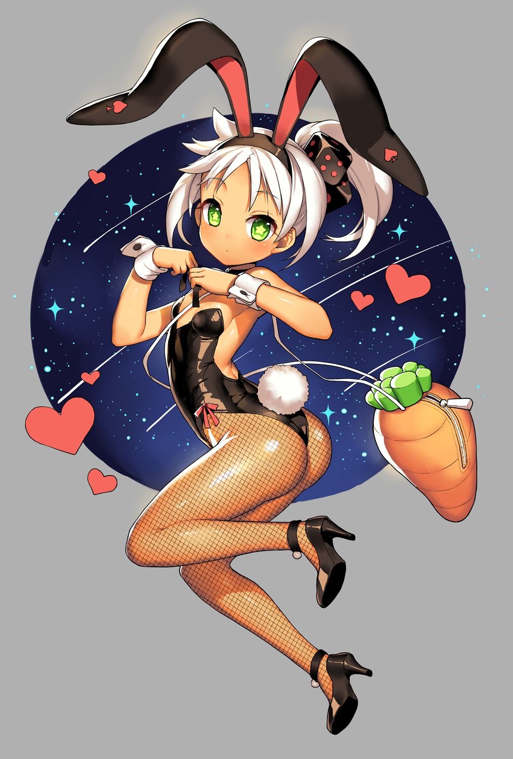 animal_ears ass bunny_ears bunny_girl cleavage elsword fishnets heels loli pantyhose tsliuyixin