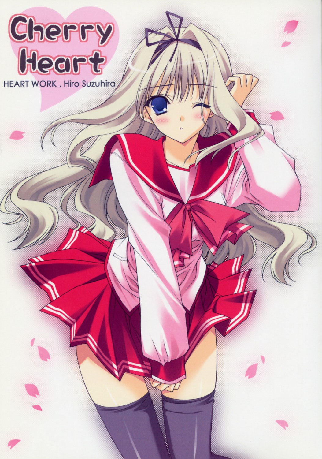 kusugawa_sasara seifuku suzuhira_hiro thighhighs to_heart_(series) to_heart_2