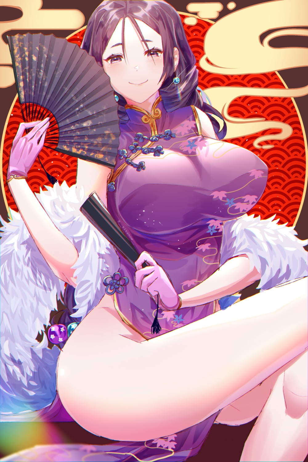 chinadress erect_nipples fate/grand_order minamoto_no_raikou_(fate/grand_order) tagme