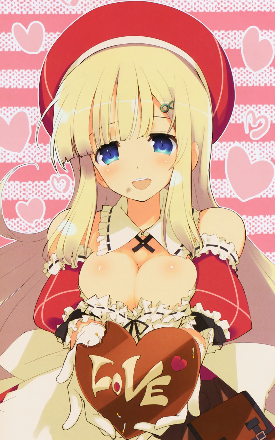 cleavage senran_kagura valentine yaegashi_nan yomi_(senran_kagura)