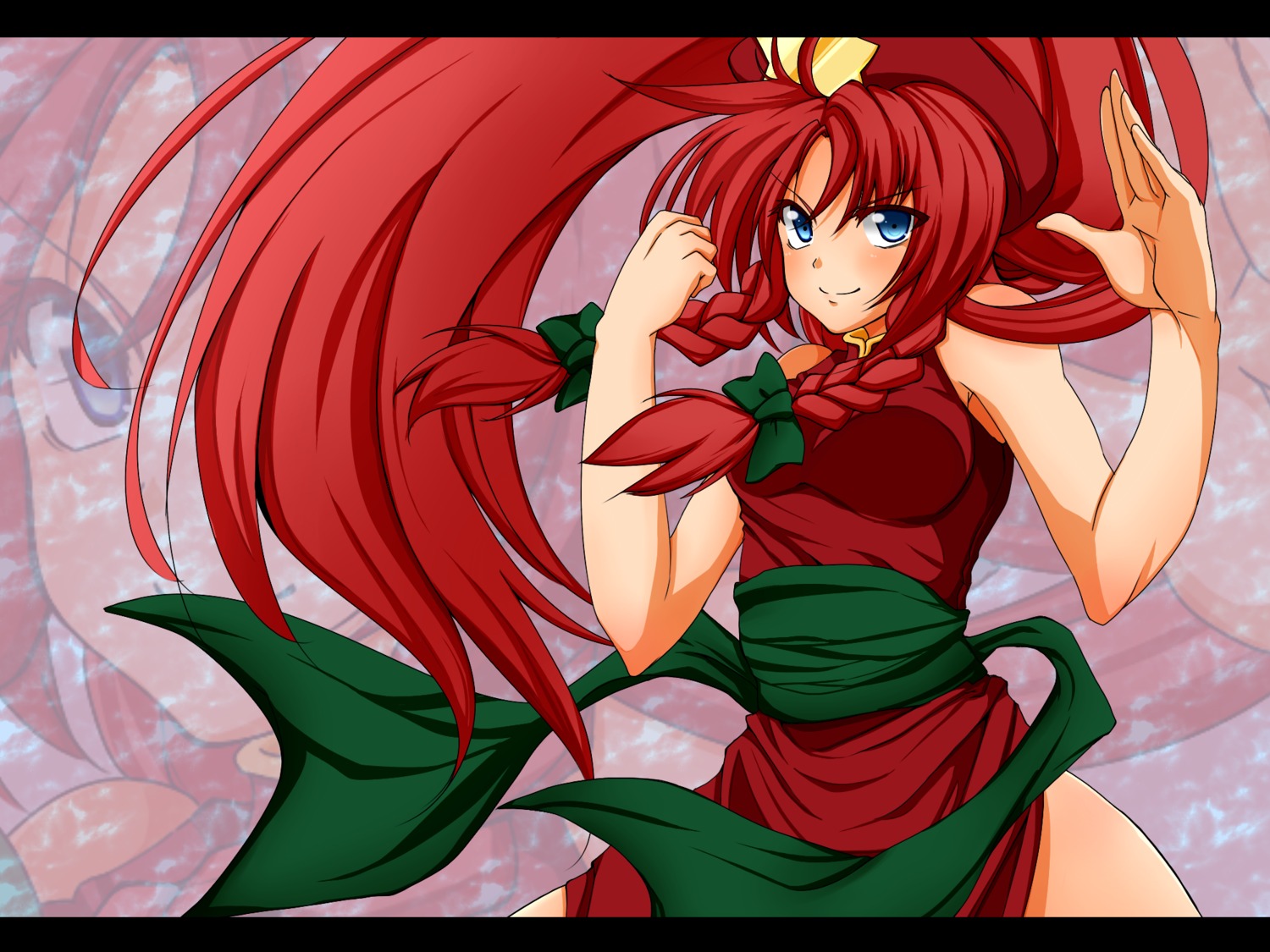 hong_meiling kamo_(yokaze) touhou