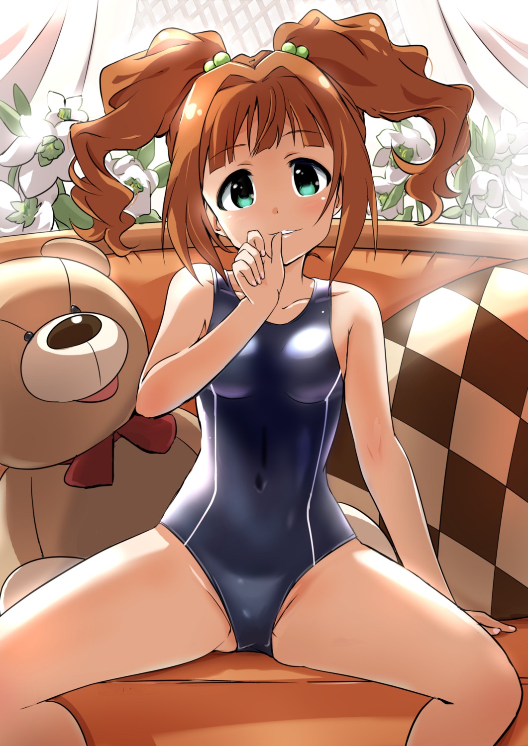 loli school_swimsuit swimsuits takatsuki_yayoi the_idolm@ster yumekaranigeruna