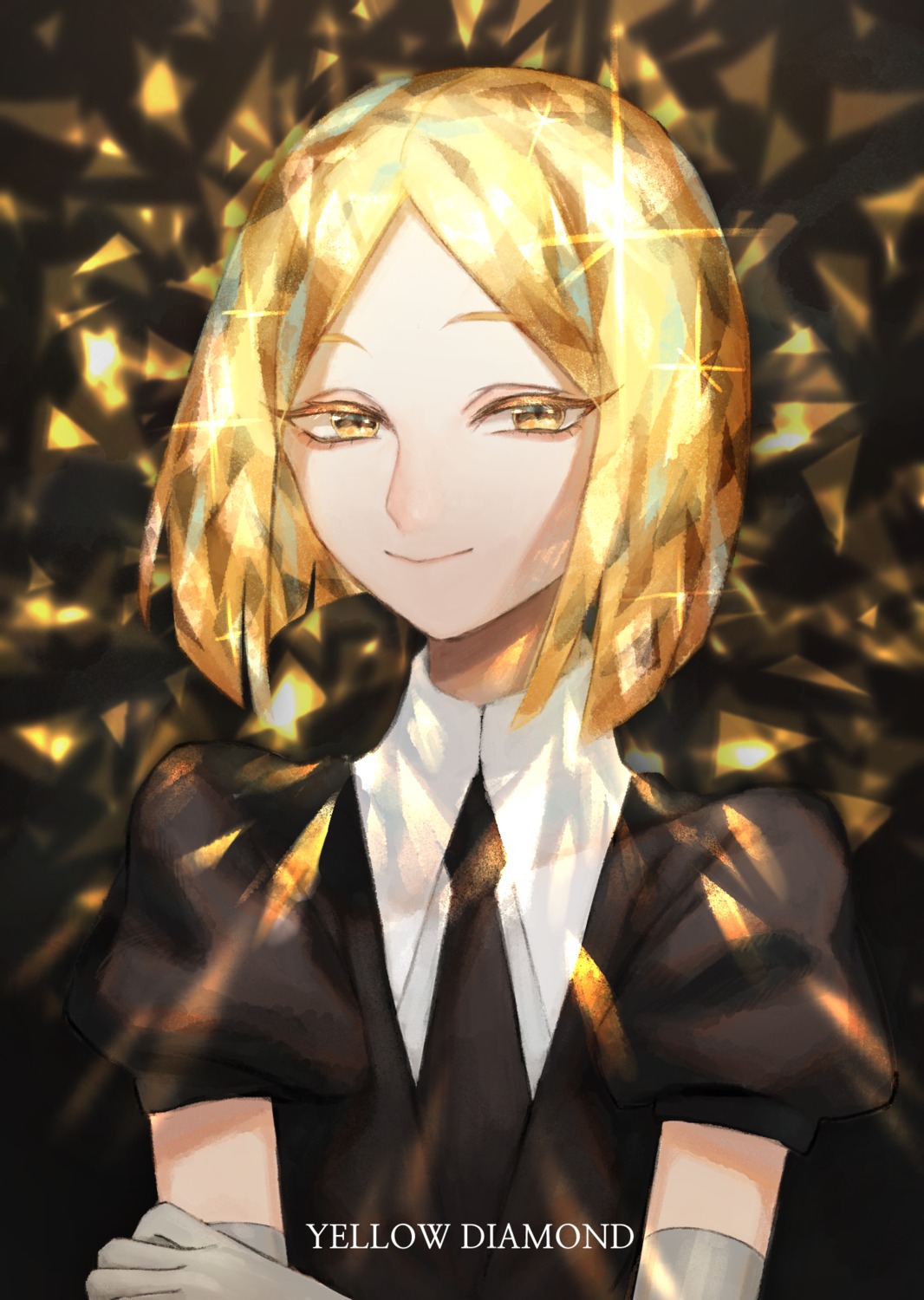 business_suit houseki_no_kuni u_suke yellow_diamond