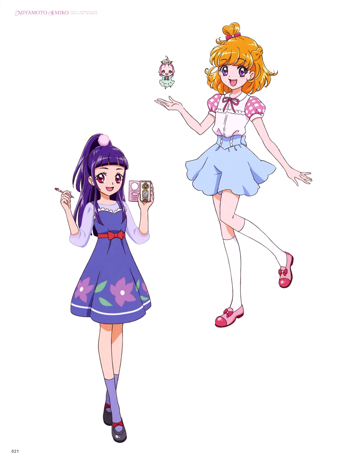 asahina_mirai dress izayoi_riko mahou_girls_precure! miyamoto_emiko pretty_cure