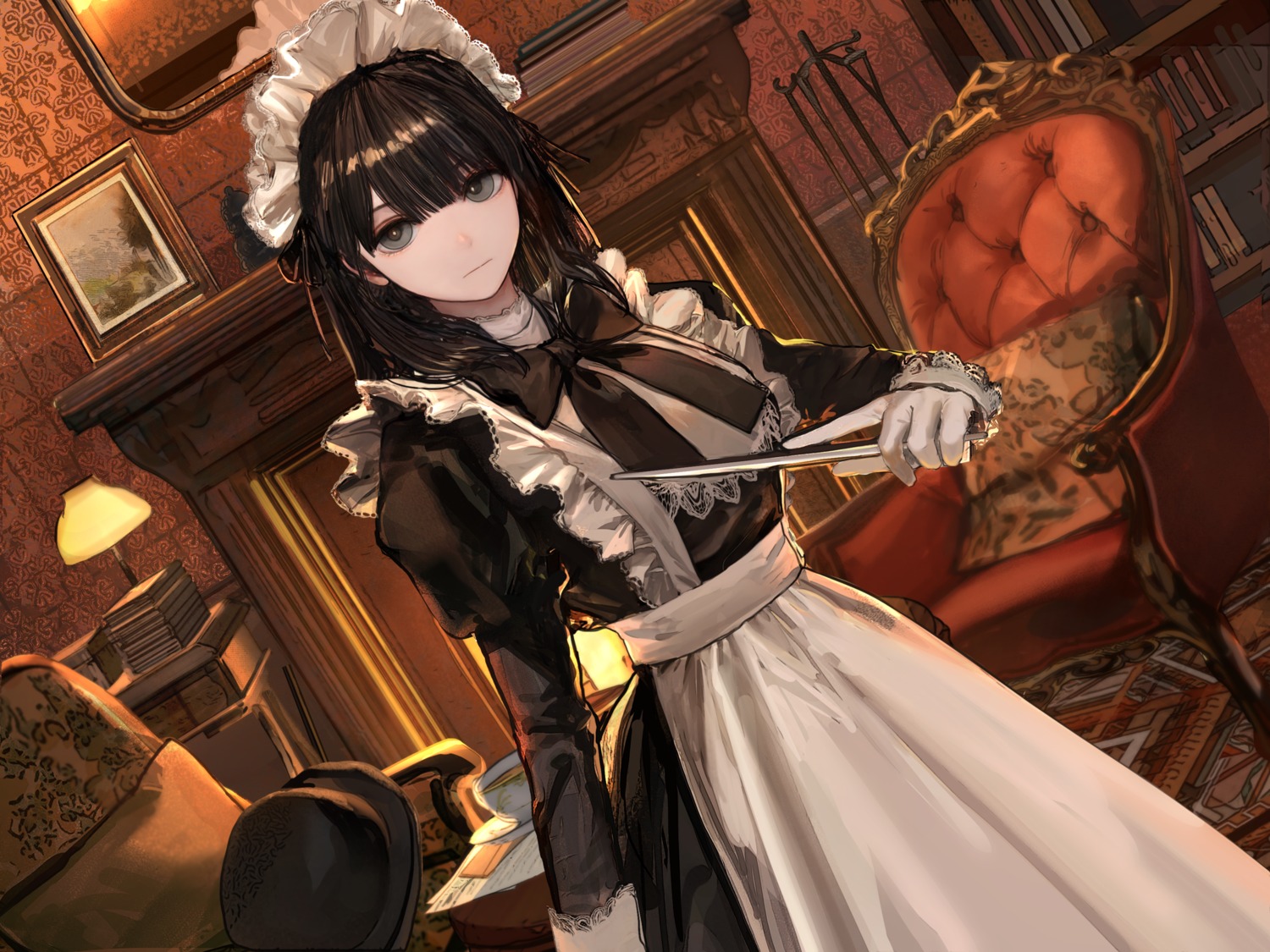hashimoto_kokai maid weapon