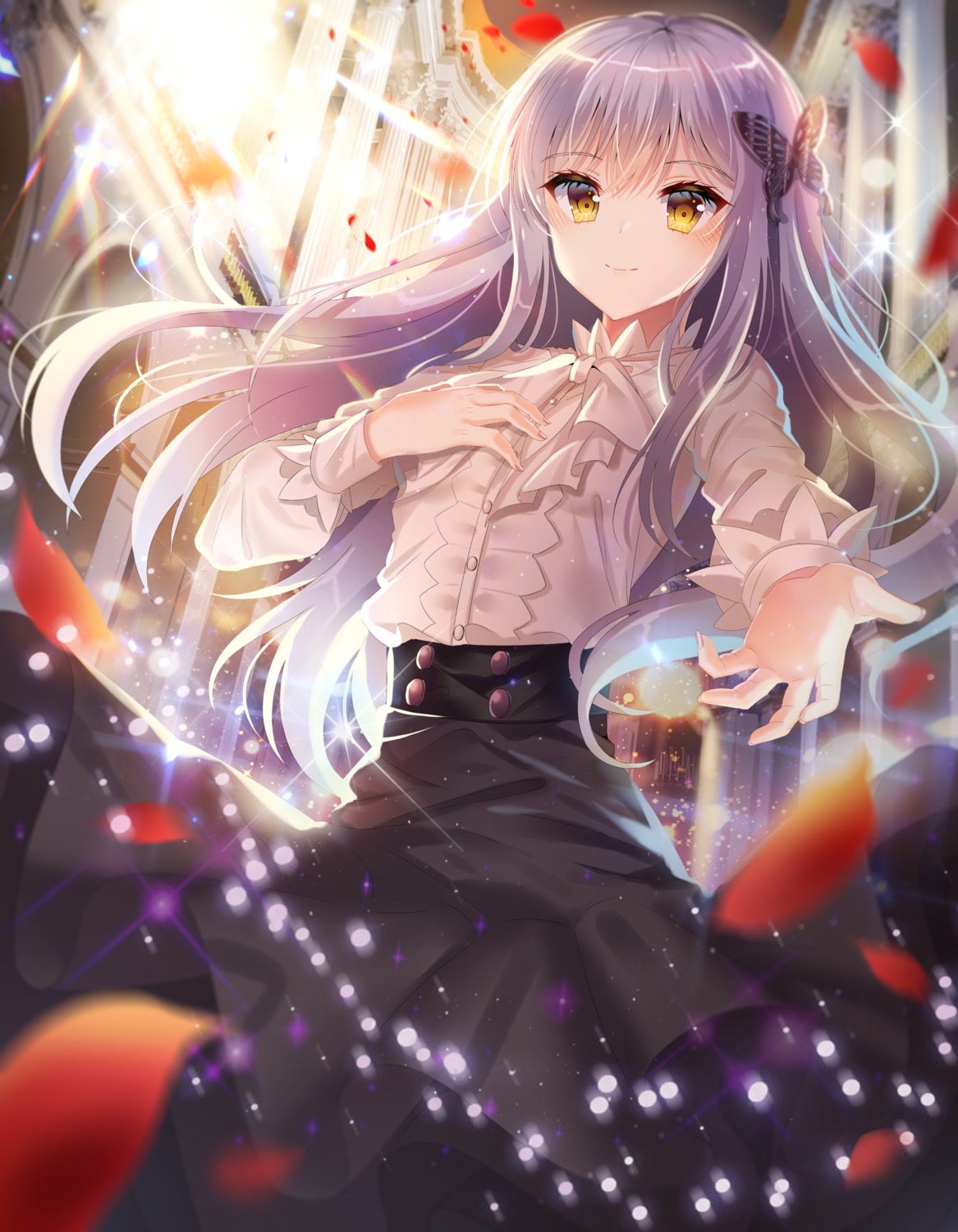 bang_dream! breast_hold ecu8080 minato_yukina roselia