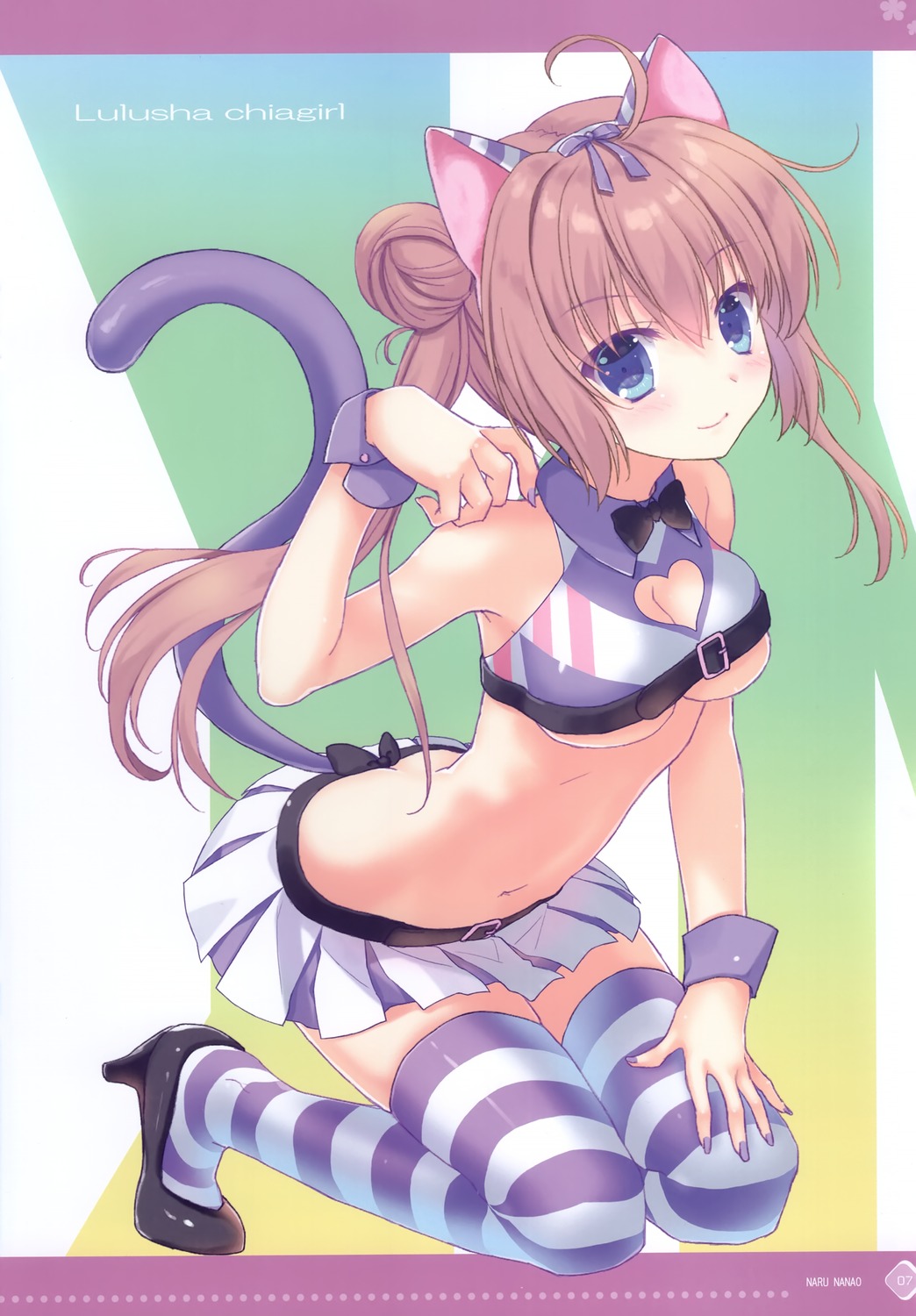 animal_ears heels ice_&_choco nanao_naru nekomimi tail thighhighs