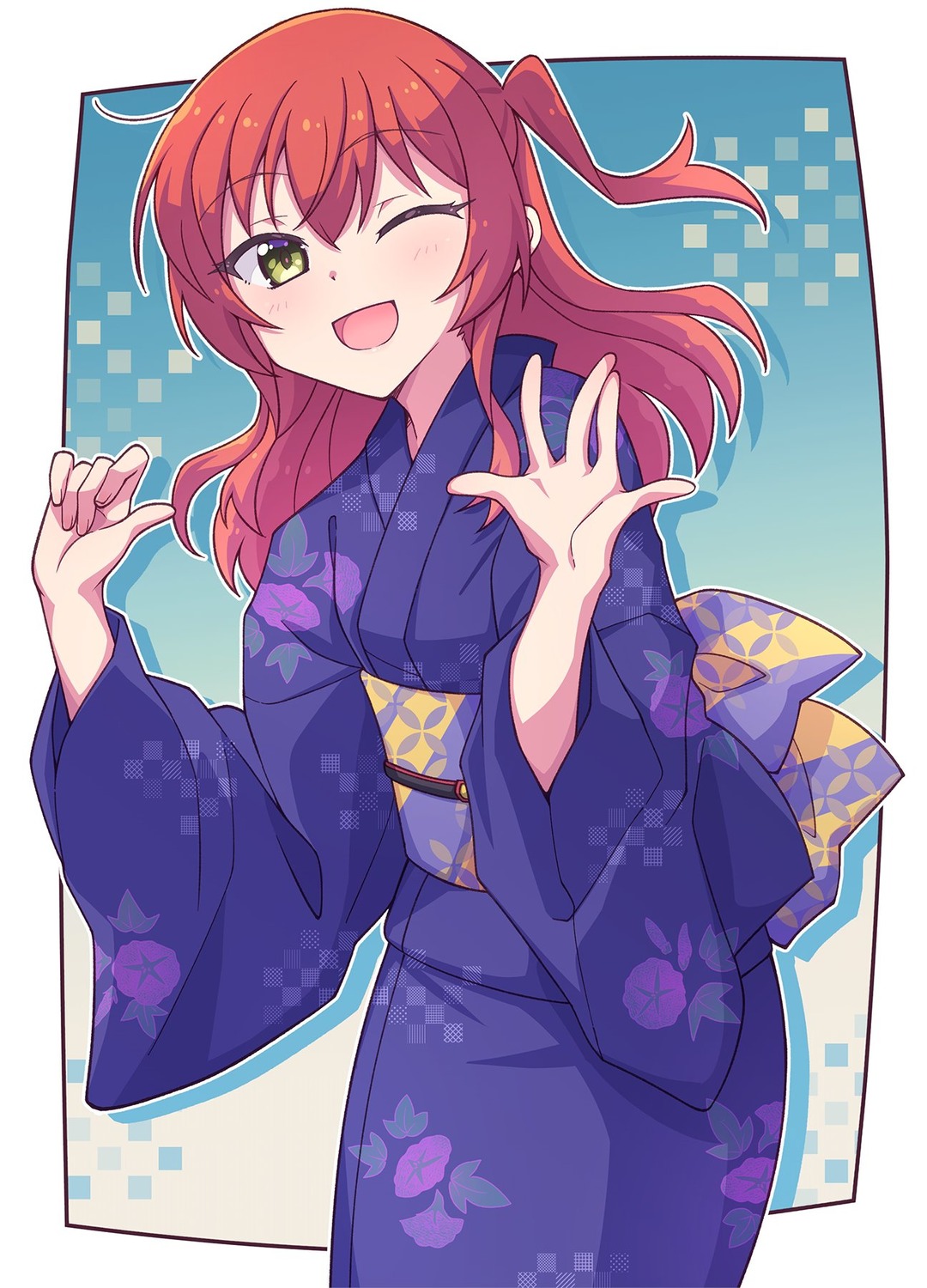 bocchi_the_rock! e20 kita_ikuyo yukata