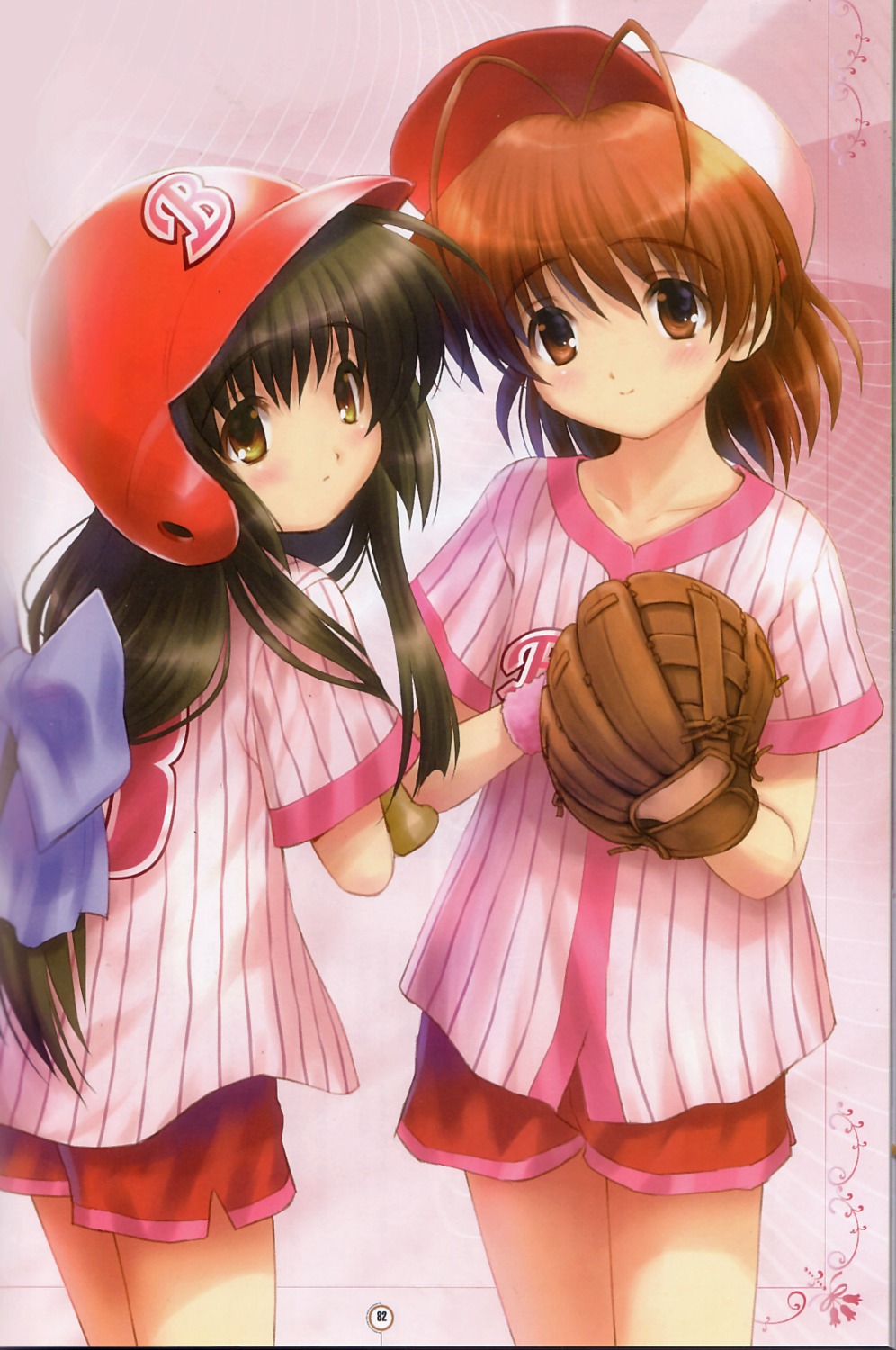 baseball clannad furukawa_nagisa goto-p ibuki_fuuko