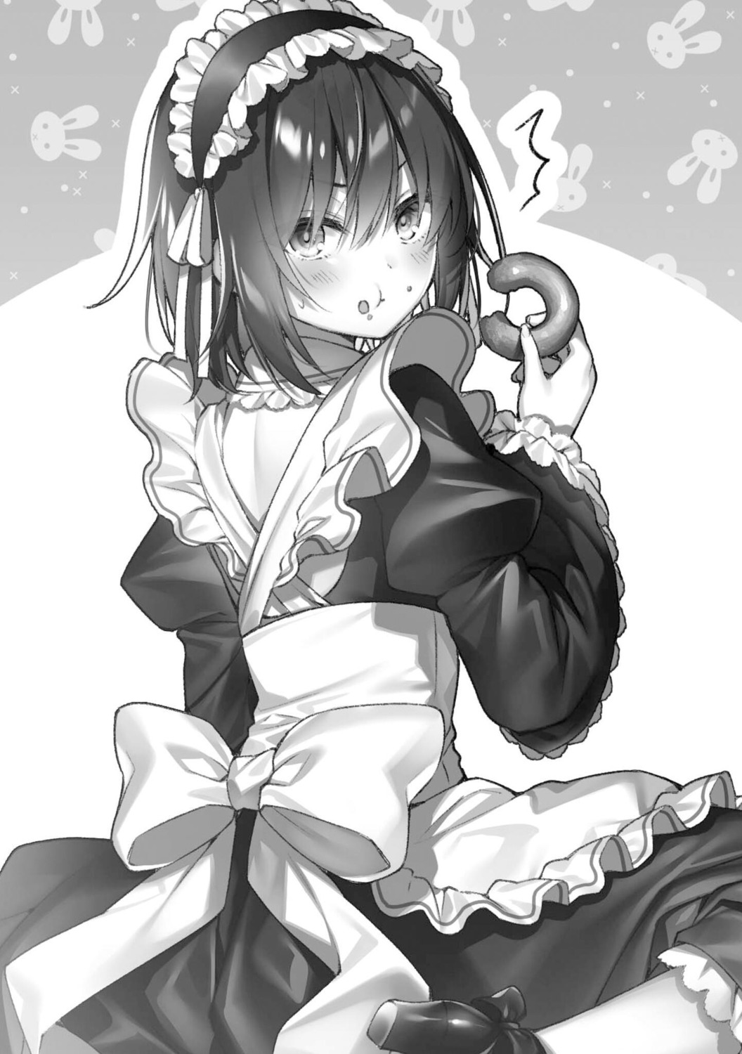 cream heels maid monochrome seiken_gakuin_no_maken_tsukai shary_shadow_assassin toosaka_asagi