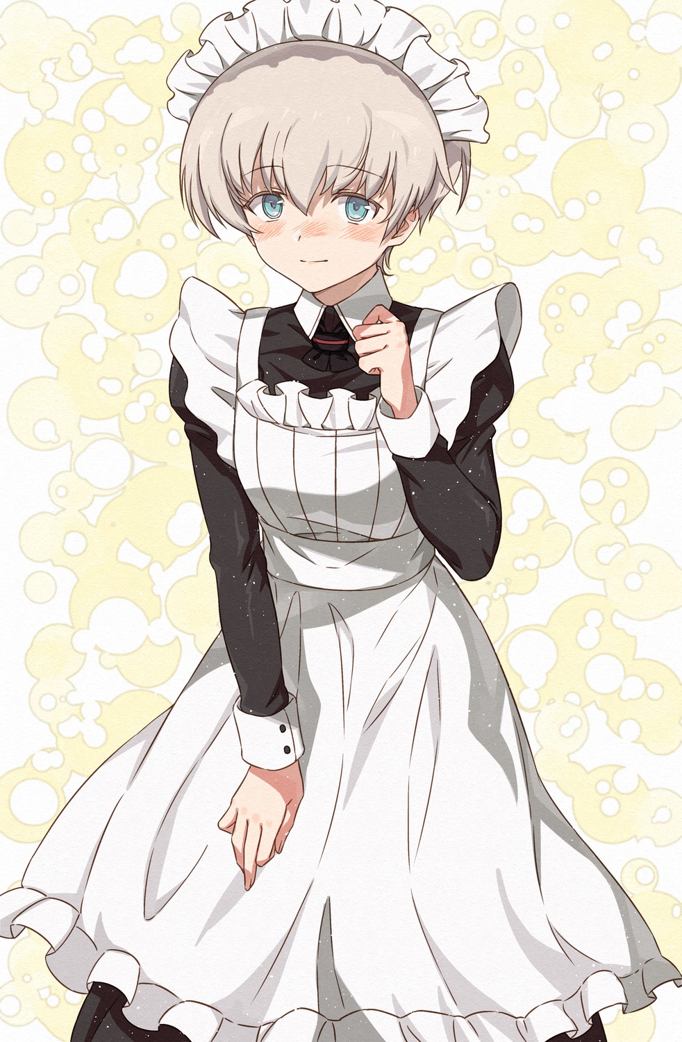 kanmiya_shinobu kantai_collection maid z1_leberecht_maass_(kancolle)