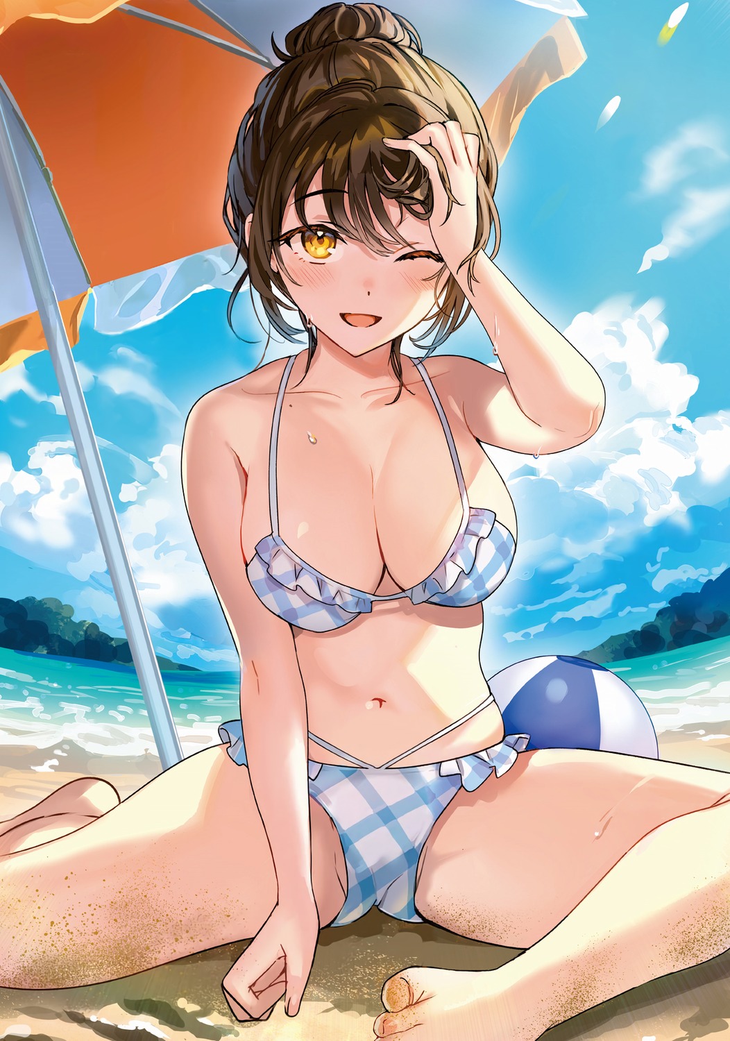 bikini detexted inkya_datta_ore_no_seishun_revenge photoshop shijouin_haruka swimsuits tantan